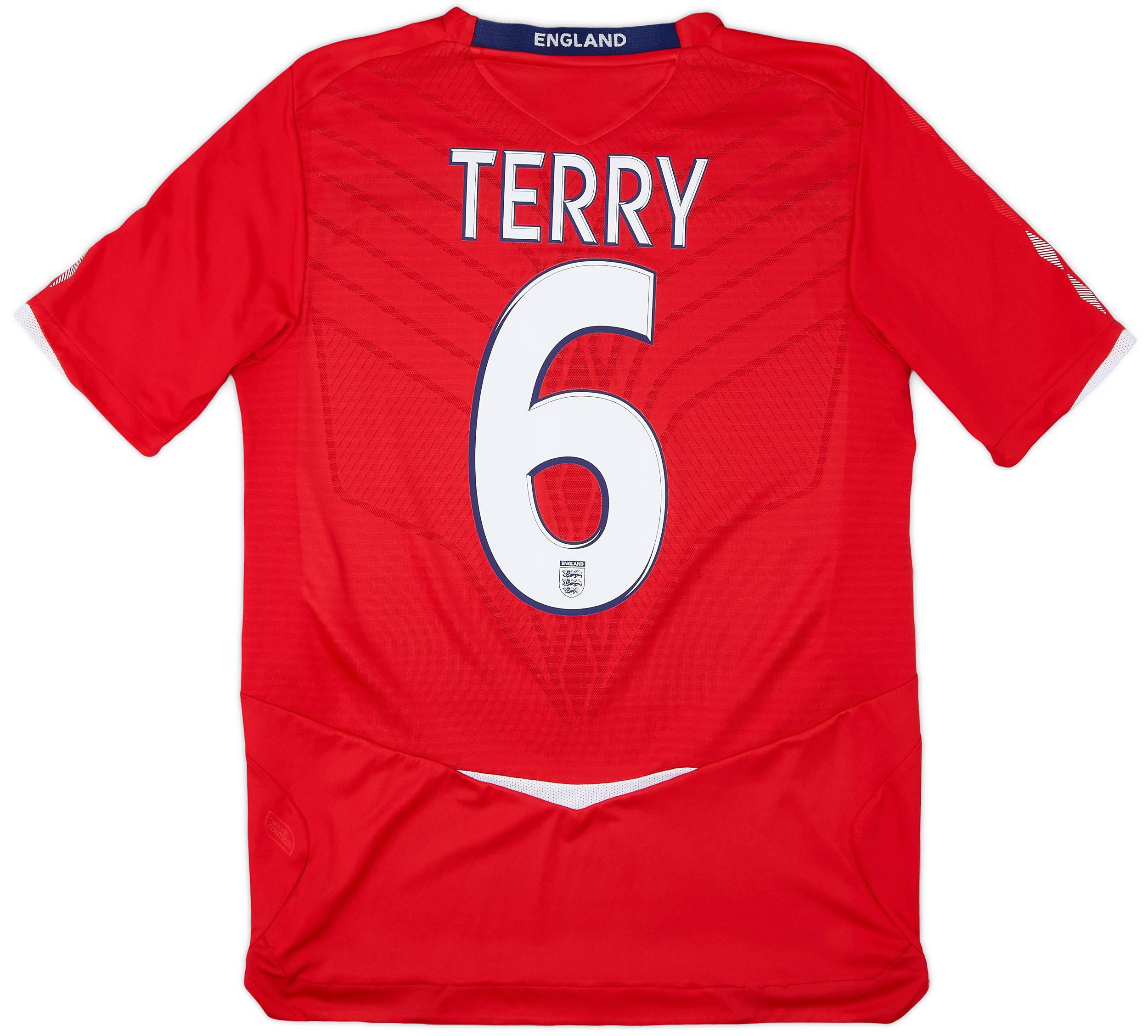 2008-10 England Away Shirt Terry #6 - 8/10 - (S)