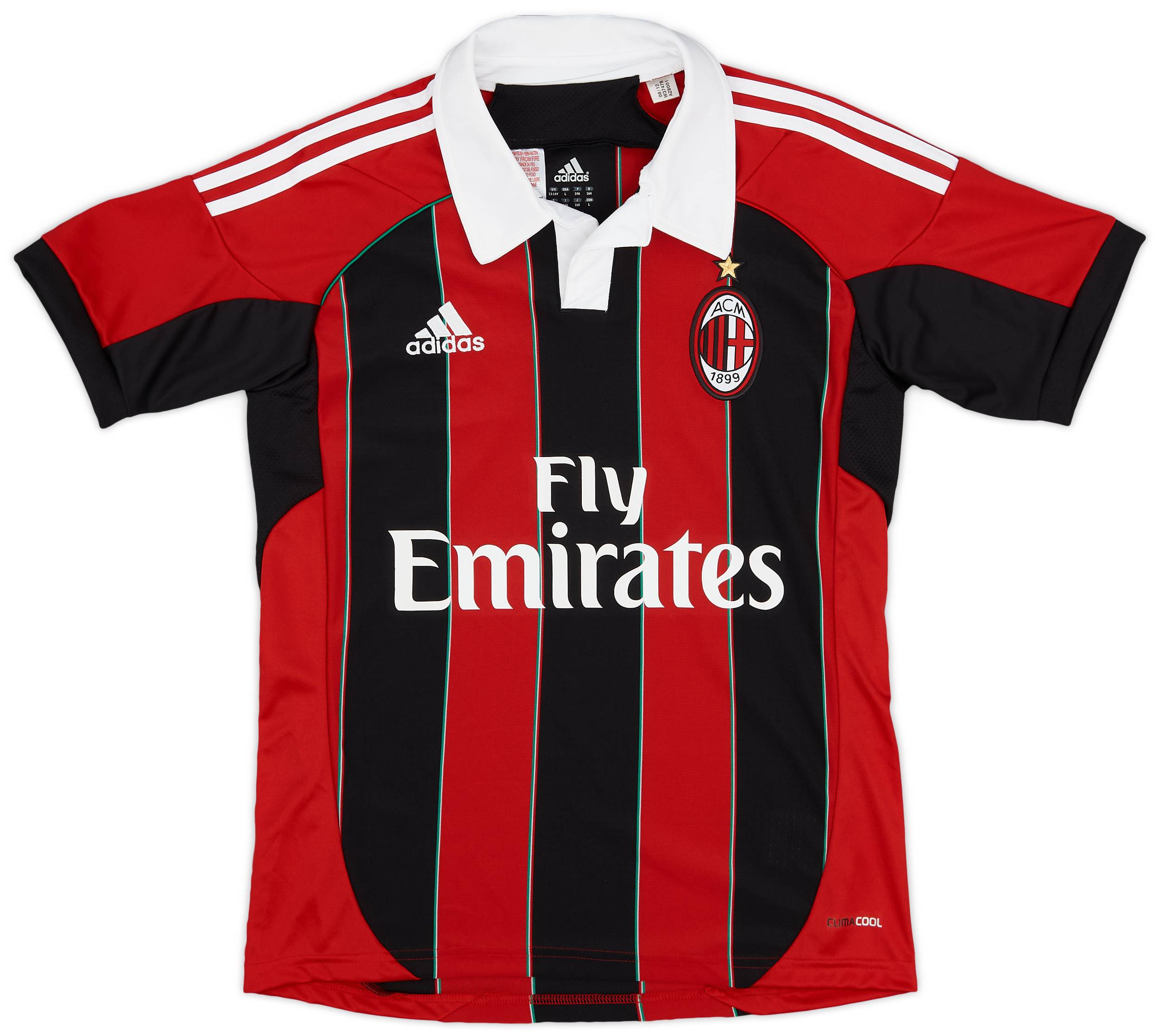 2012-13 AC Milan Home Shirt - 8/10 - (L.Boys)