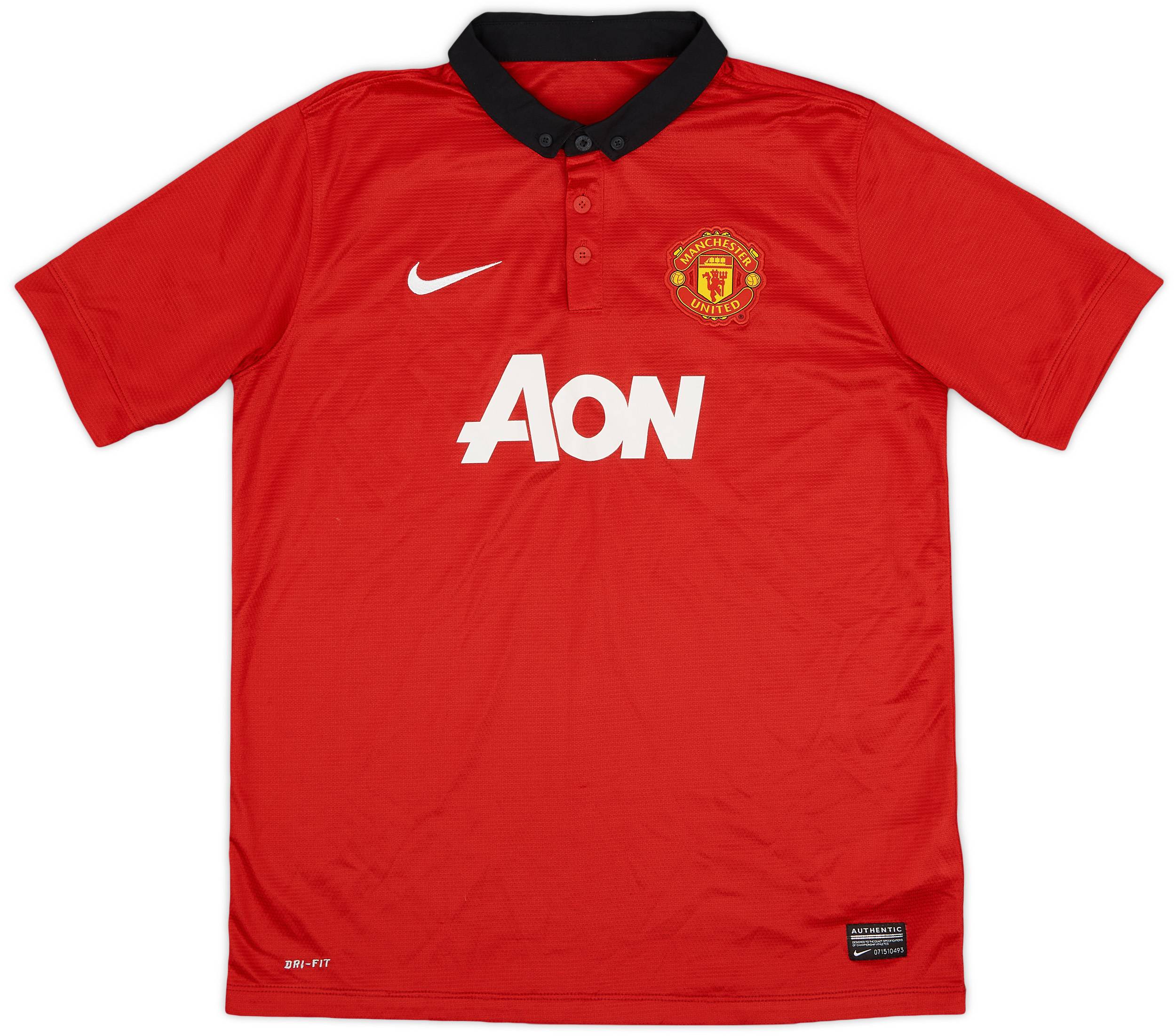 2013-14 Manchester United Home Shirt - 9/10 - (XL.Boys)