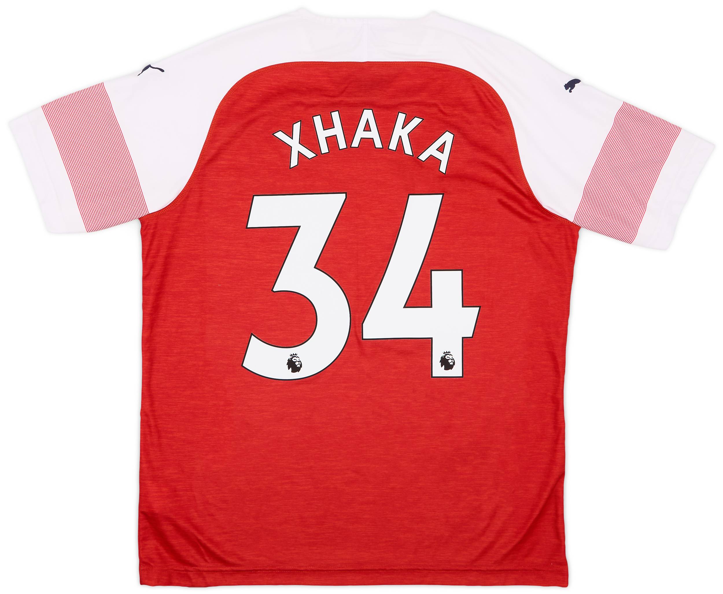 2018-19 Arsenal Home Shirt Xhaka #34 - 9/10 - (L)