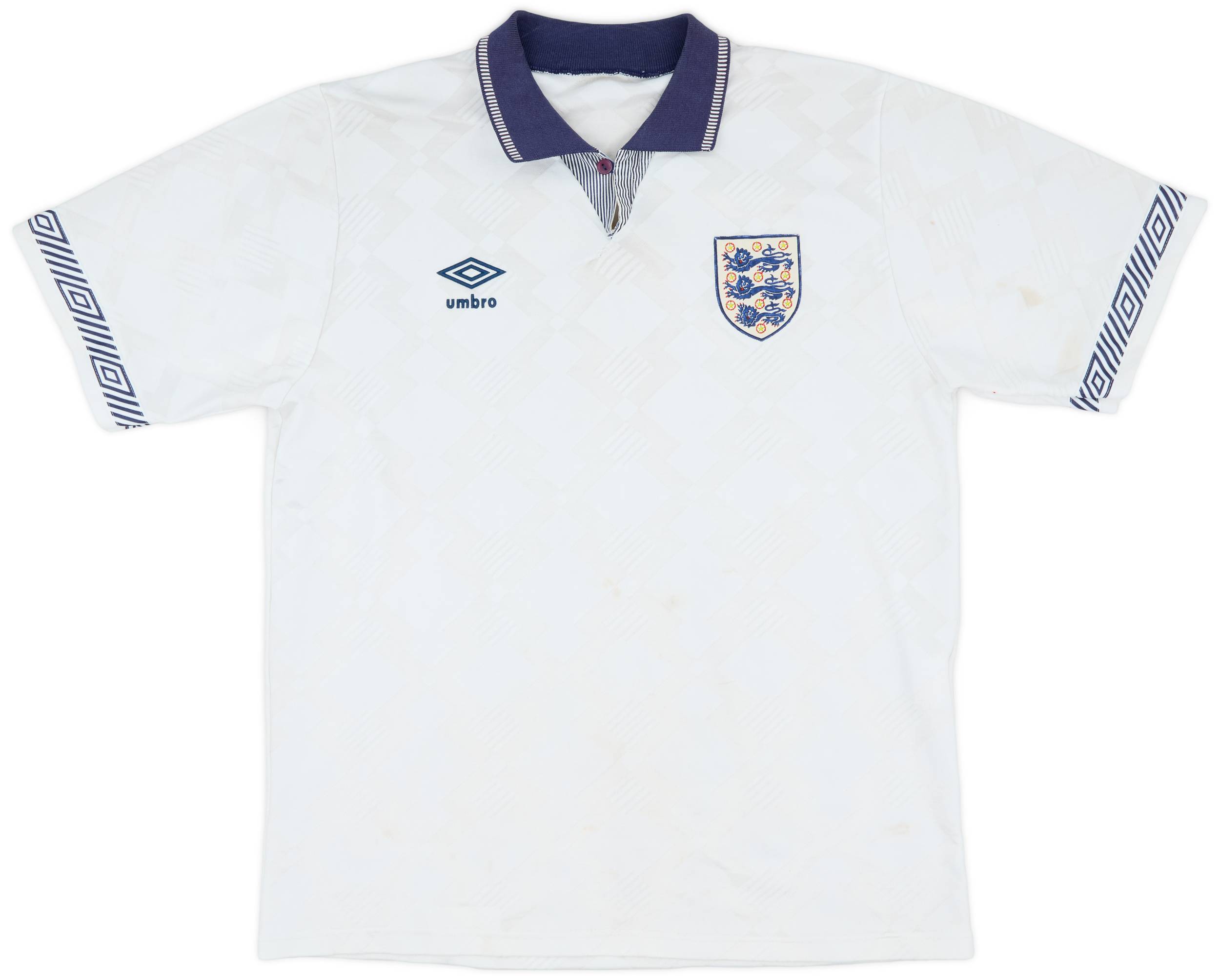 1990-92 England Home Shirt - 5/10 - (L)