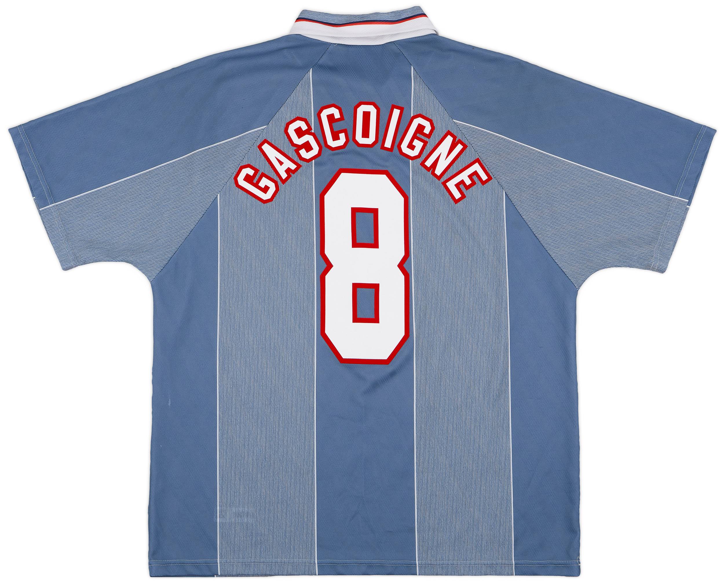 1996-97 England Away Shirt Gascoigne #8 - 9/10 - (XL)