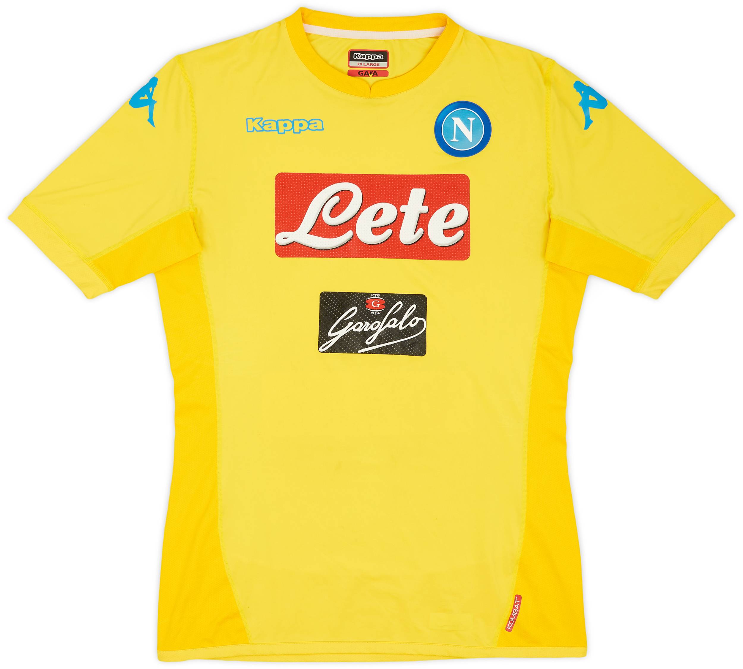 2015-16 Napoli GK S/S Shirt - 8/10 - (XXL)