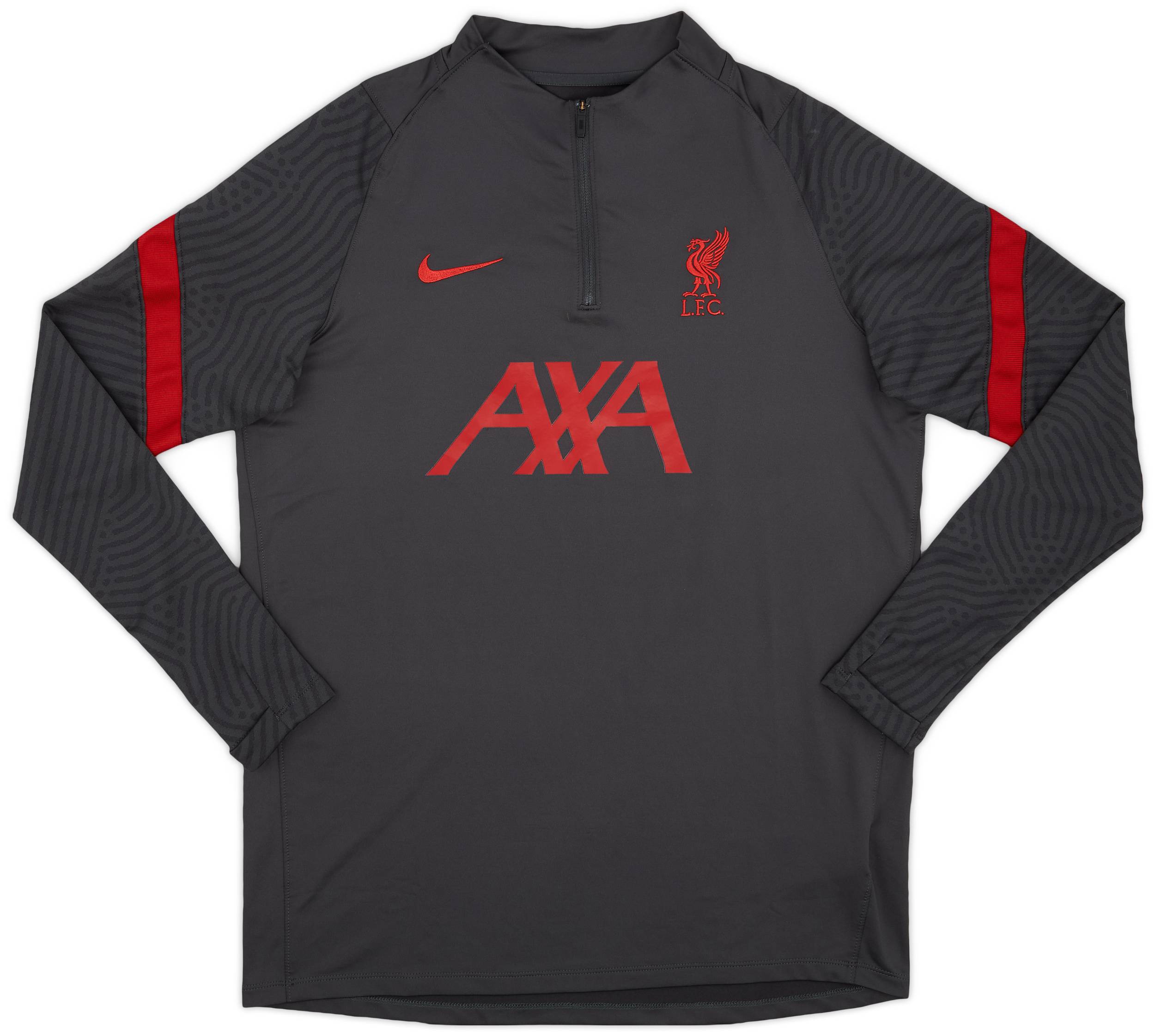 2020-21 Liverpool Nike 1/4 Zip Training Top - 8/10 - (L)