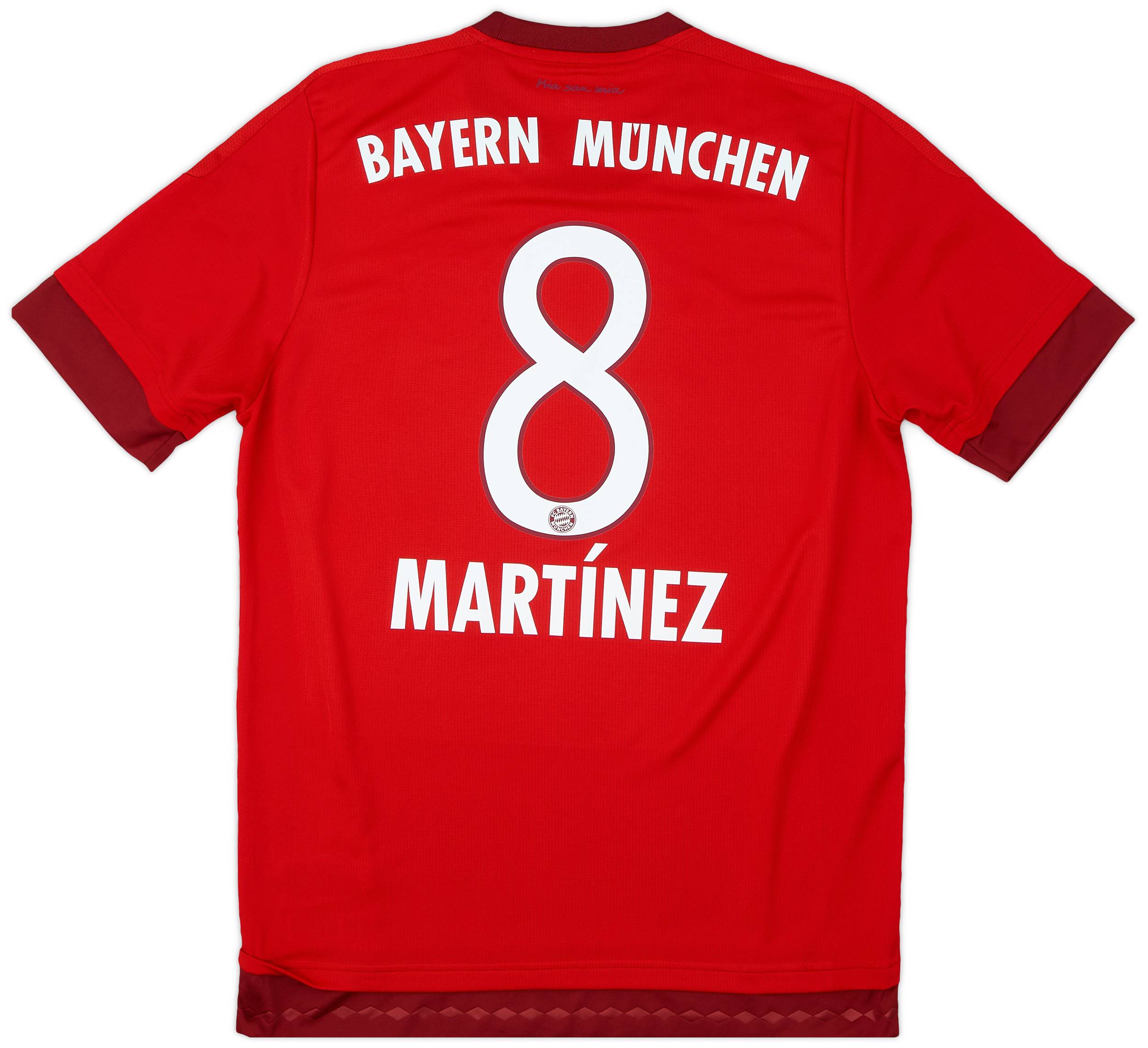 2015-16 Bayern Munich Home Shirt Martinez #8 - 9/10 - (M)