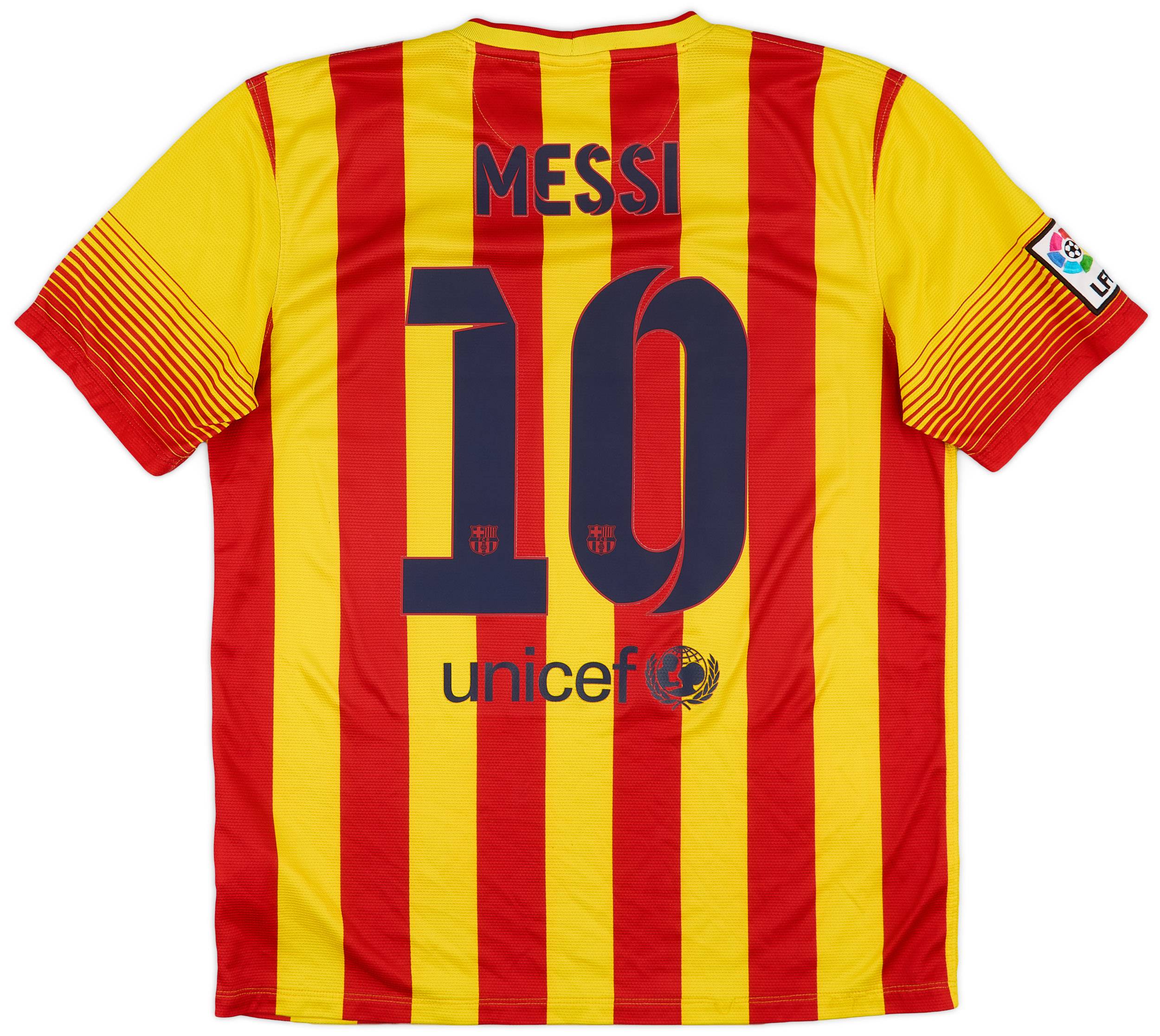 2013-15 Barcelona Away Shirt Messi #10 - 6/10 - (L)