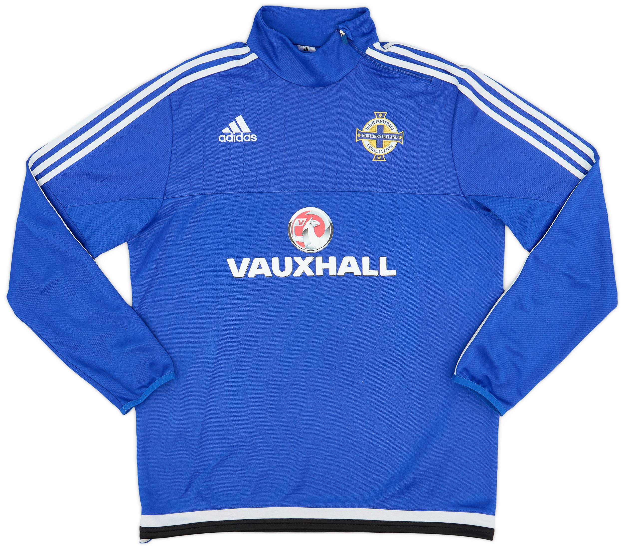 2015-16 Northern Ireland adidas 1/4 Zip Drill Top - 6/10 - (L)