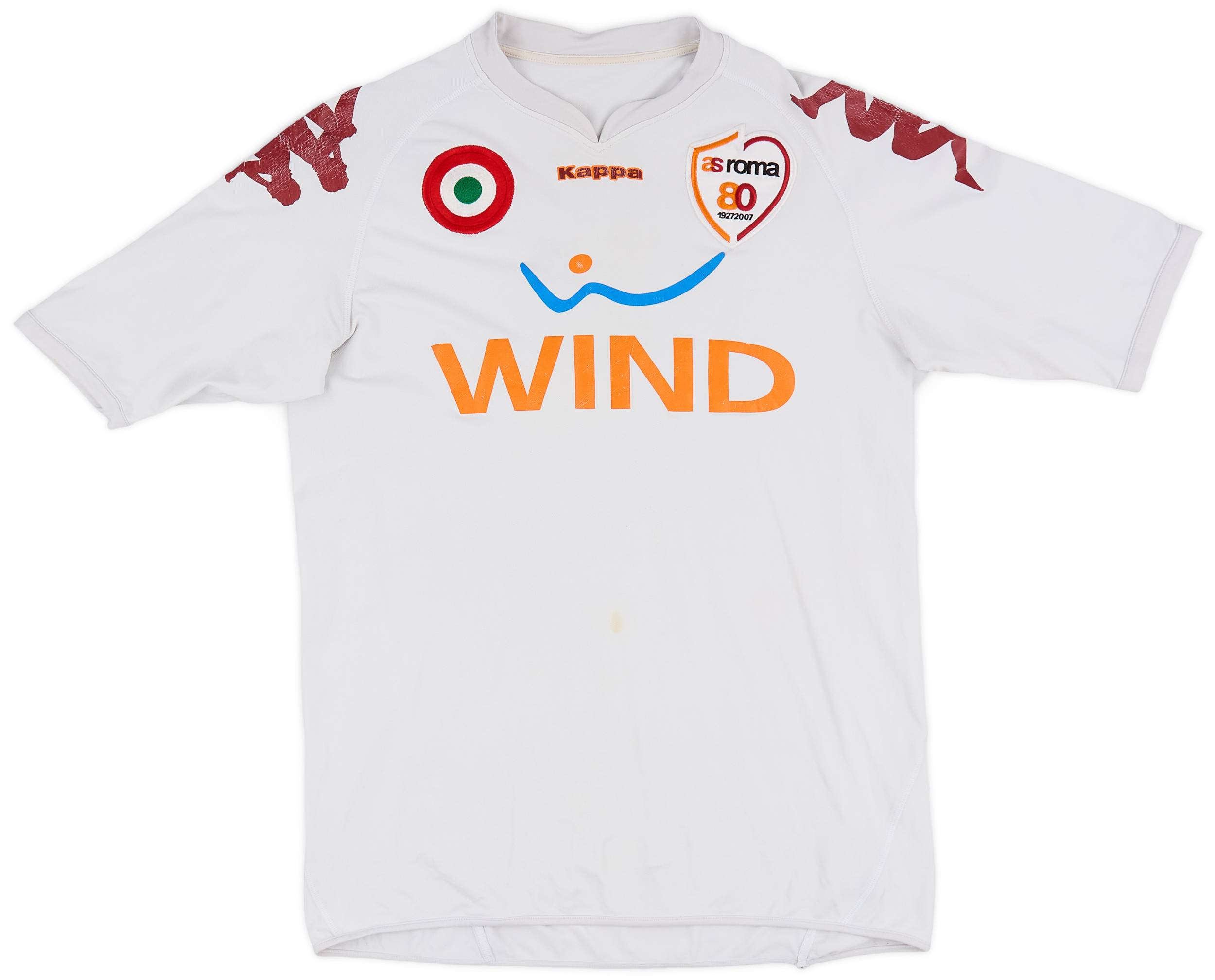 2007-08 Roma Away Shirt - 5/10 - (XL)