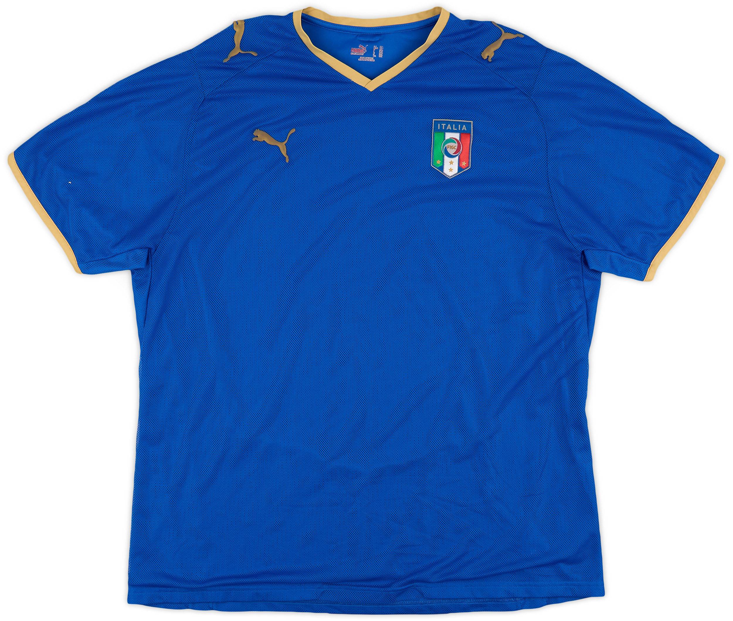 2007-08 Italy Home Shirt - 8/10 - (XXL)