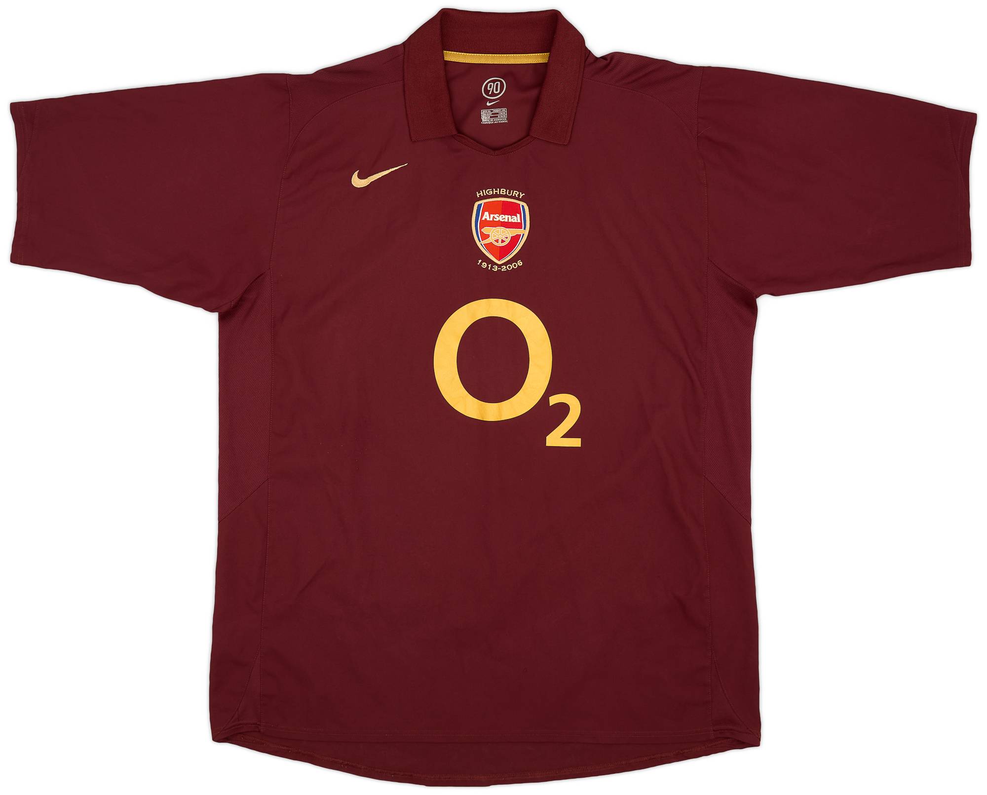 Arsenal 05/06 highbury ユニフォーム 14 2005-06 Arsenal Home Shirt Henry #14 - 8/10 - (S)
