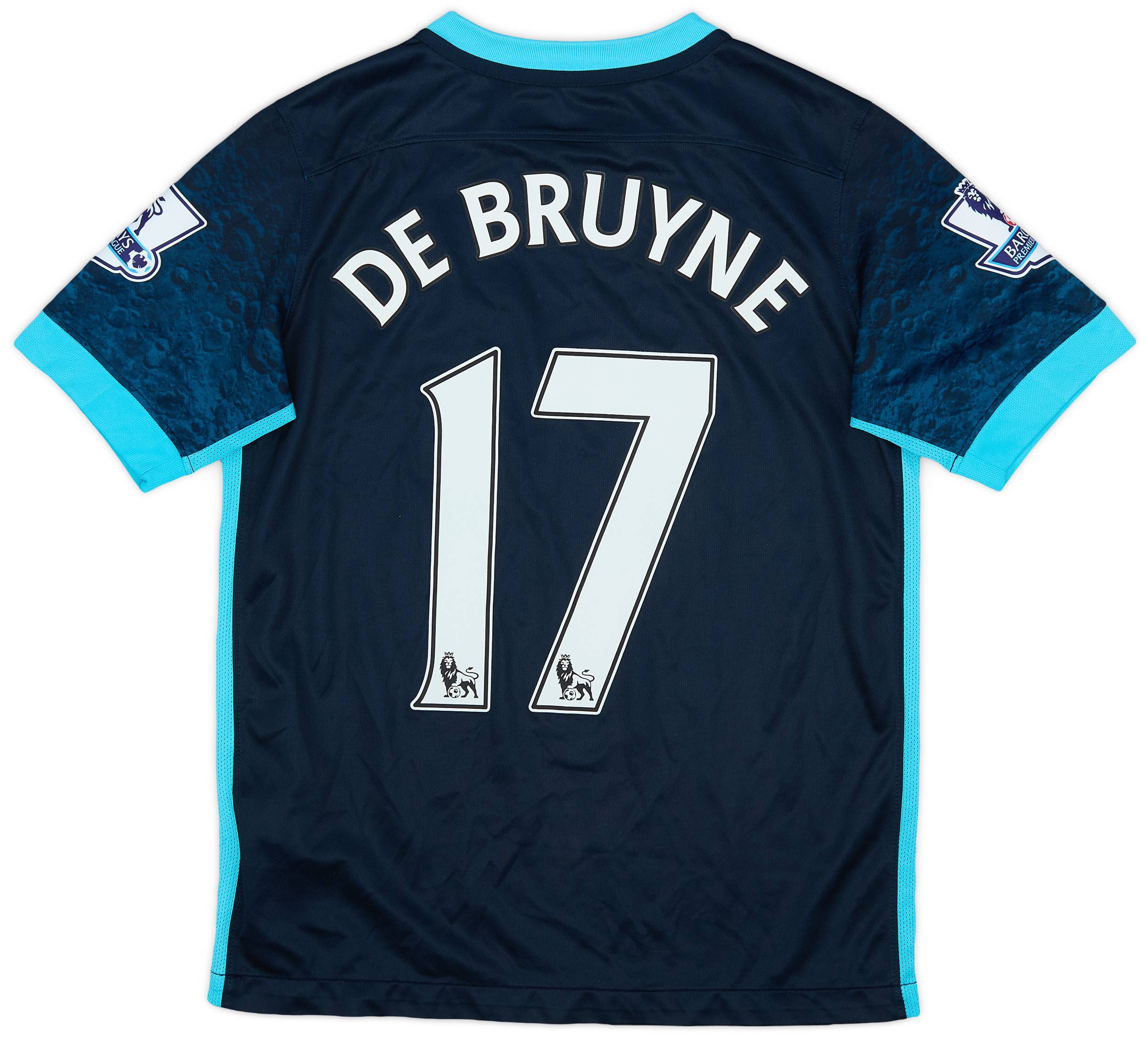 DE BRUYNE 17 プレミアリーグ シャツ 2015-16 Manchester City Away Shirt De Bruyne #17 - 8/10 - (L