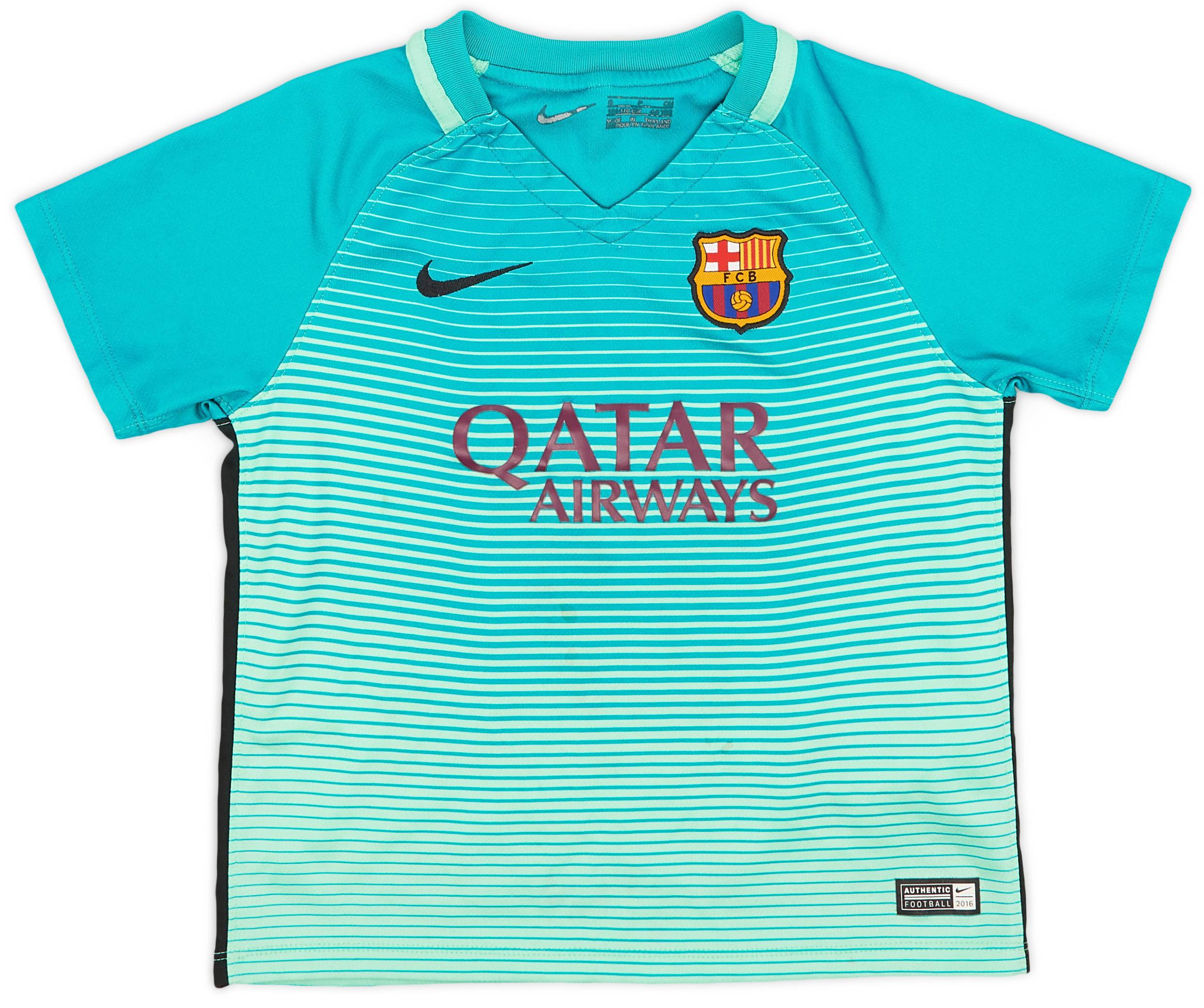 2016-17 Barcelona Third Shirt - 6/10 - (4-6 Years)