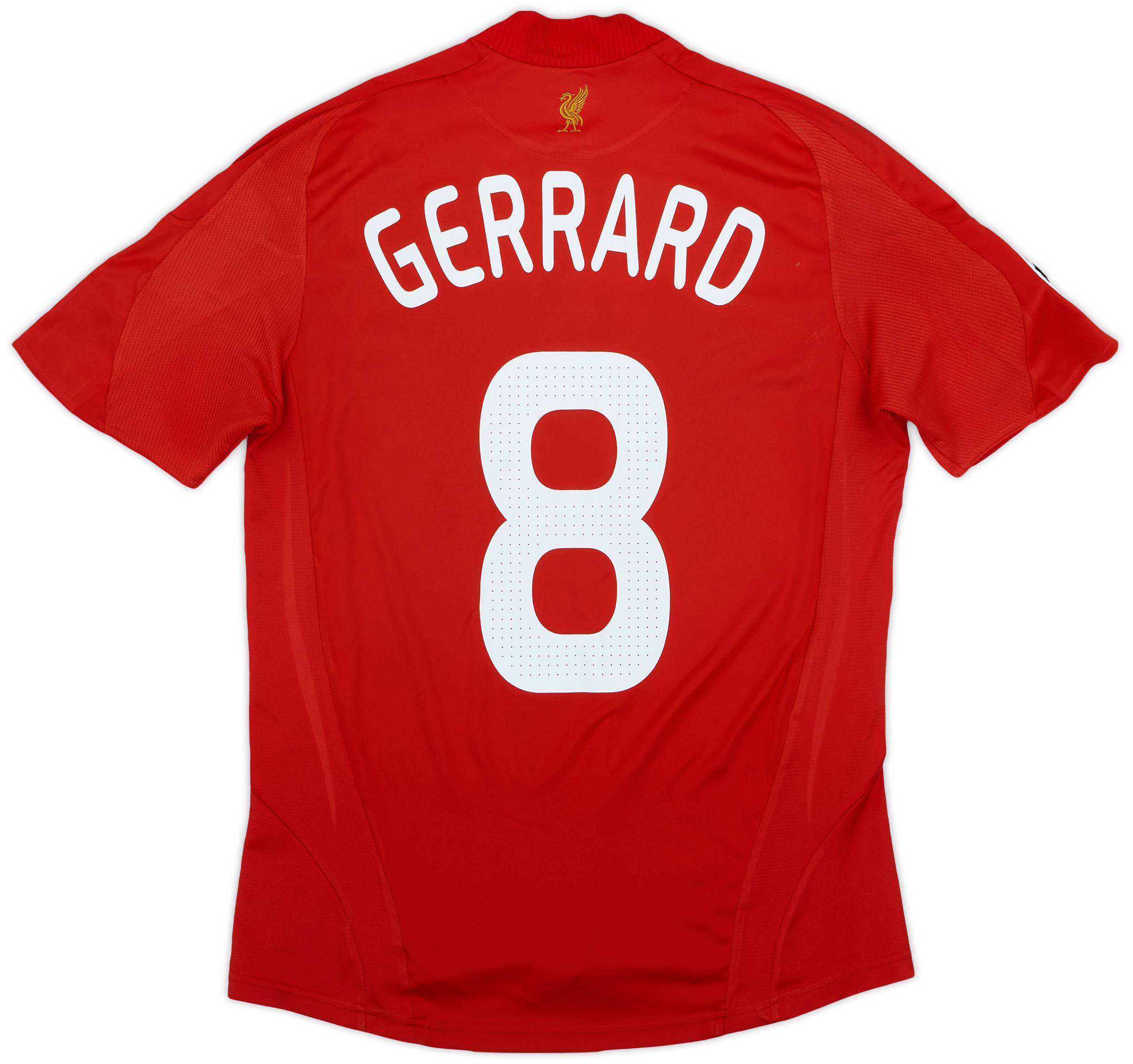 2008-10 Liverpool Home Shirt Gerrard #8 - 7/10 - (S)