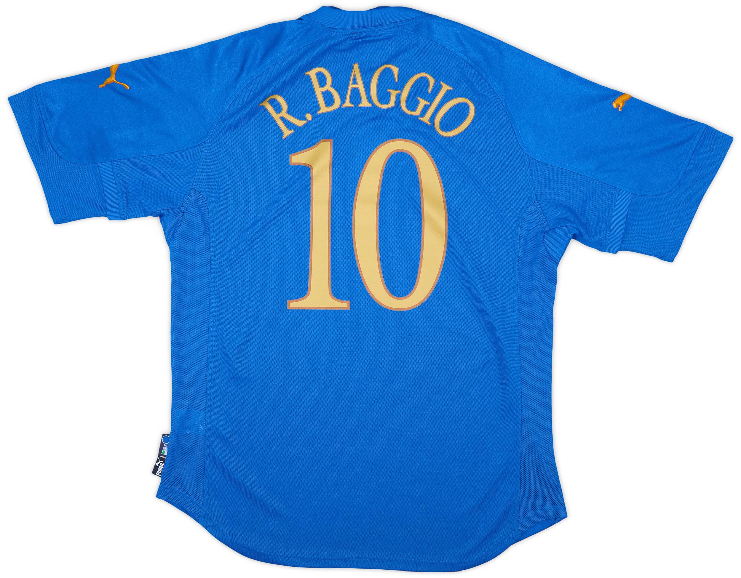 2004-06 Italy Home Shirt R. Baggio #10 (XL)