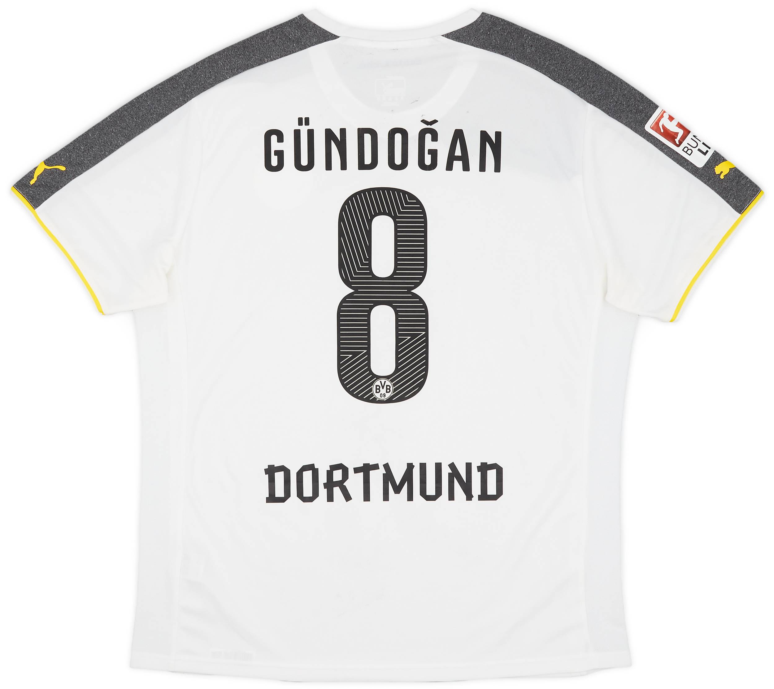 2013-15 Borussia Dortmund Authentic Third Shirt Gundogan #8 - 7/10 - (XXL)