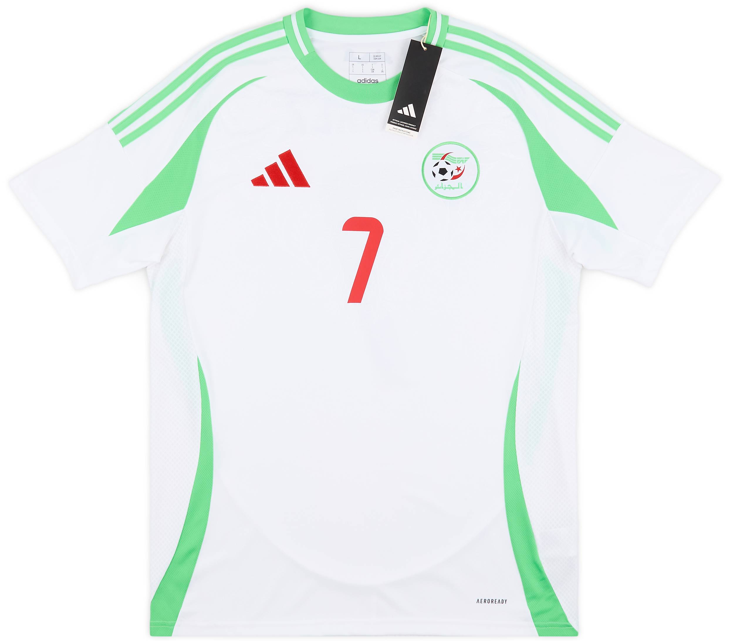 2024-25 Algeria Home Shirt Mahrez #7