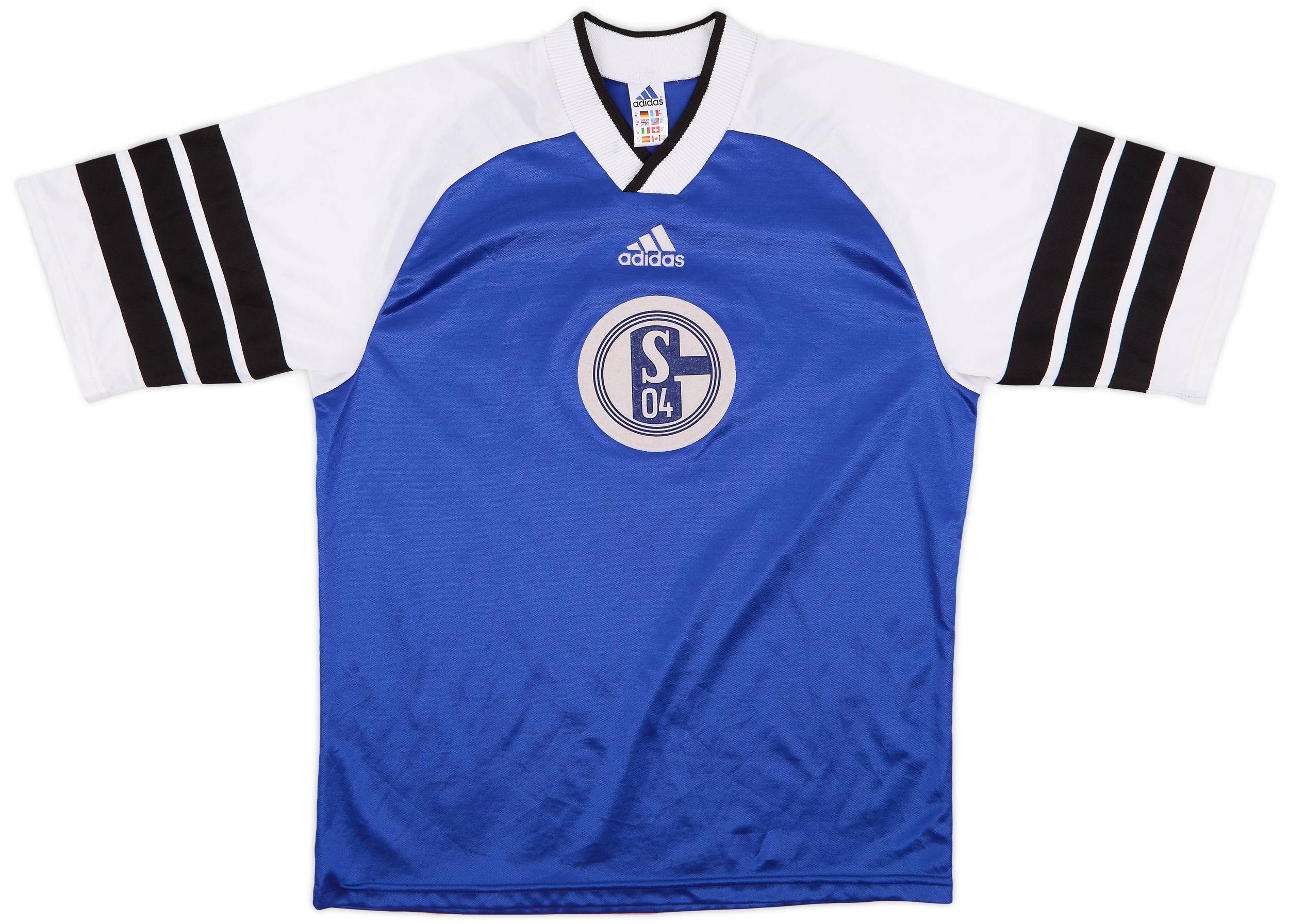 1998-99 Schalke adidas Training Shirt - 6/10 - (M)