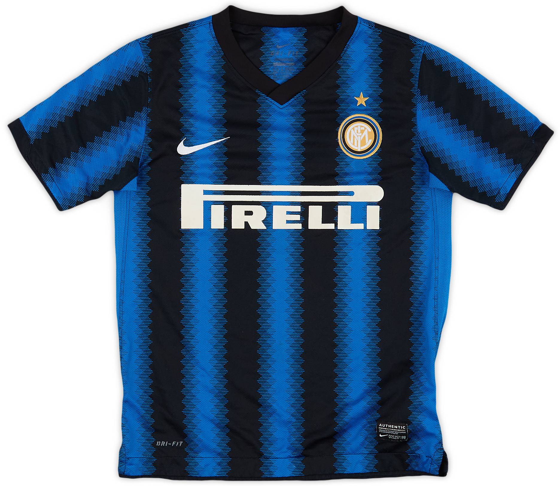 2010-11 Inter Milan Home Shirt - 7/10 - (M.Boys)