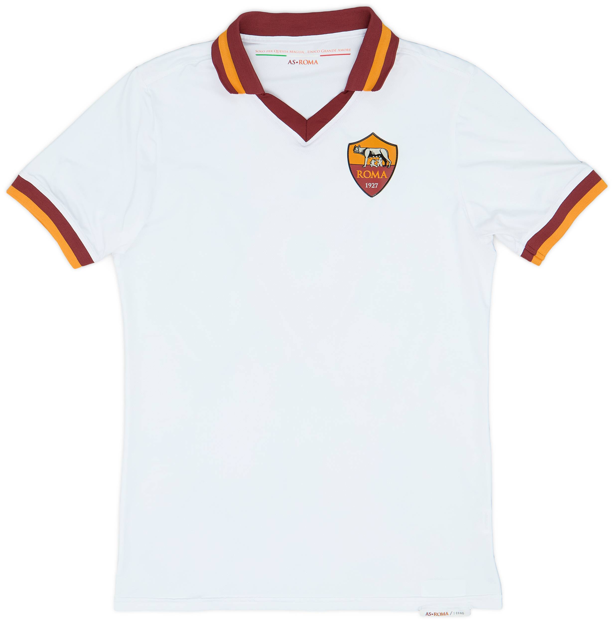 2013-14 Roma Away Shirt #6 - 8/10 - (M)