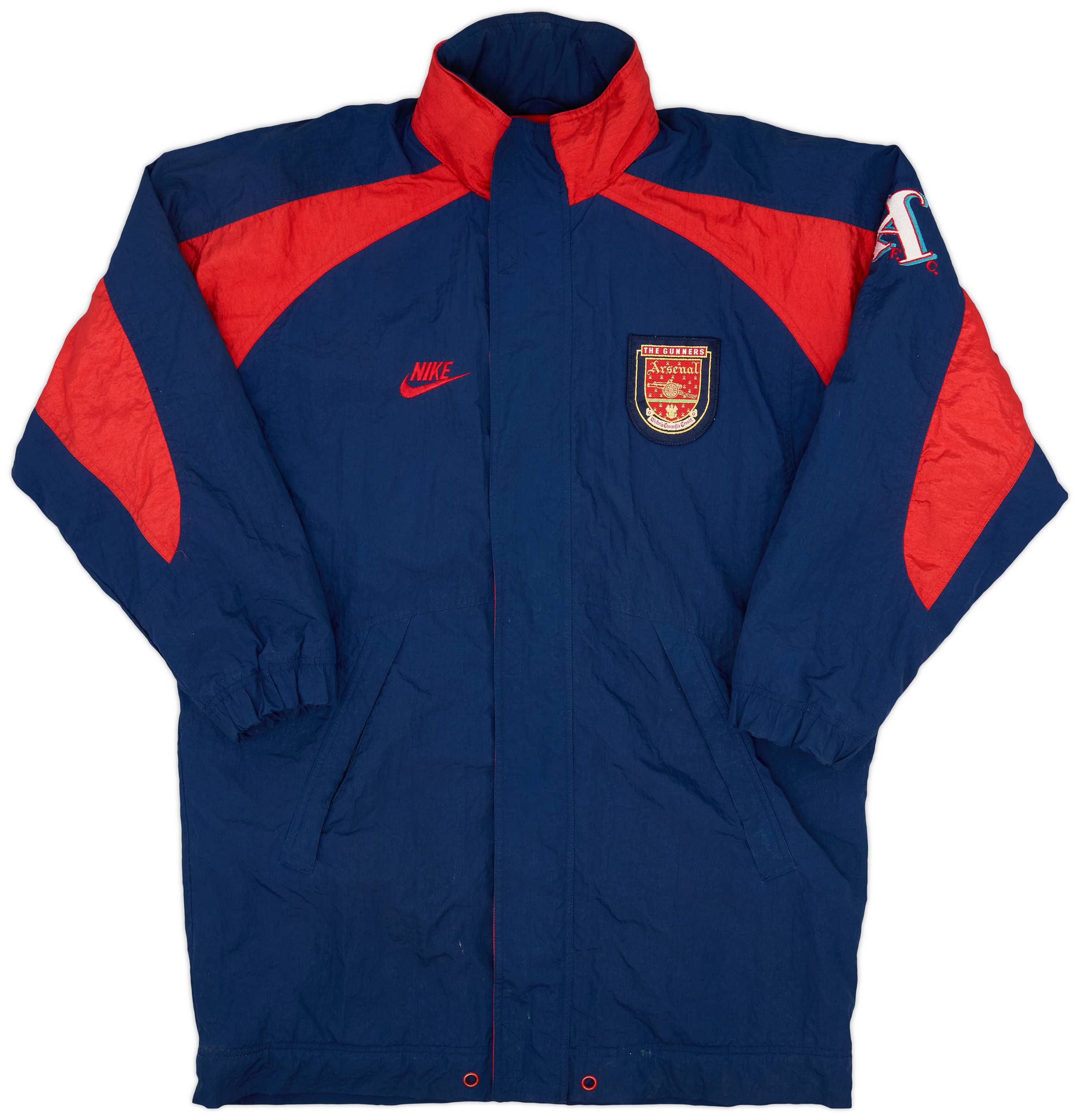 Arsenal long bench coat discount