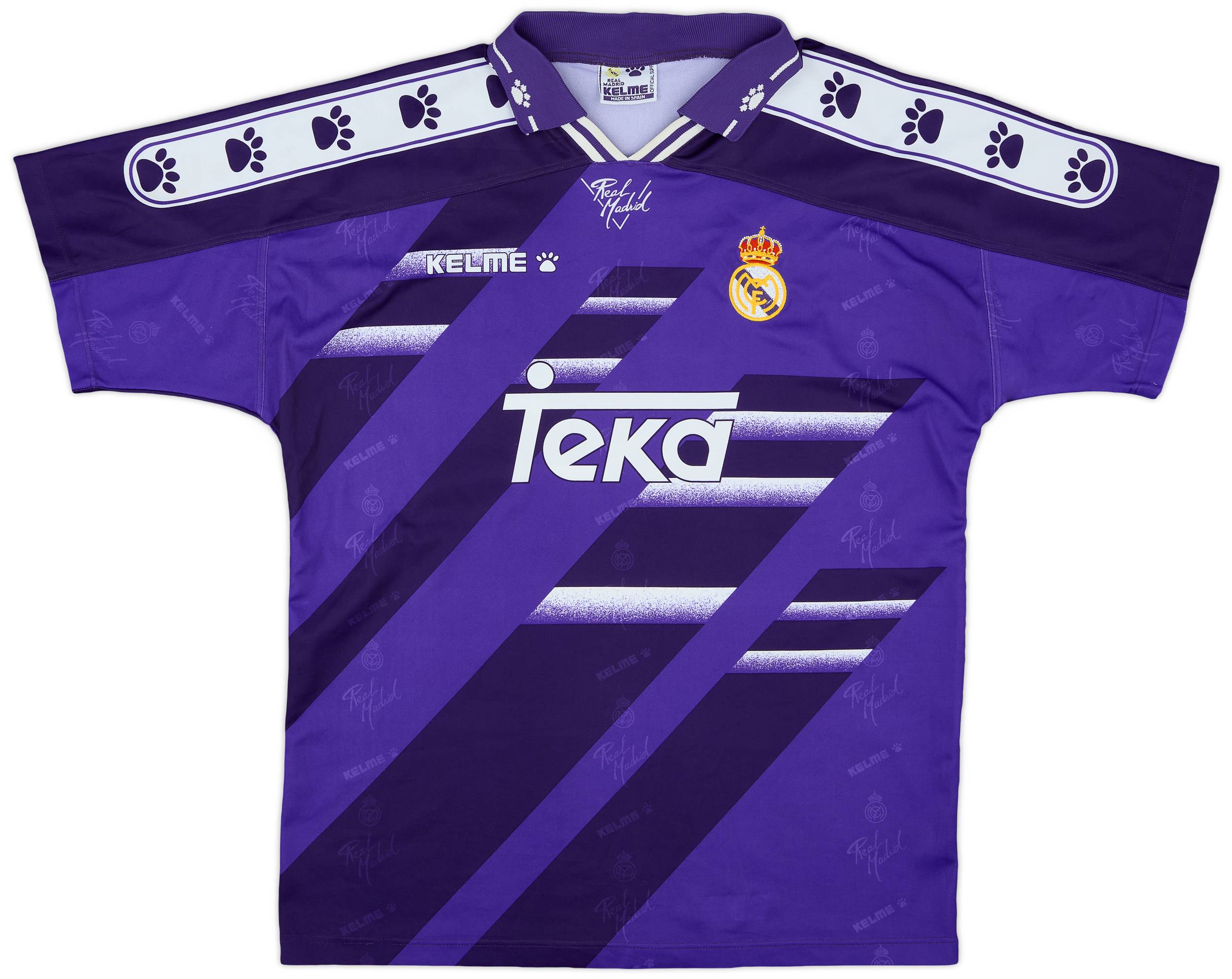 1994-96 Real Madrid Away Shirt - 8/10 - (XL)
