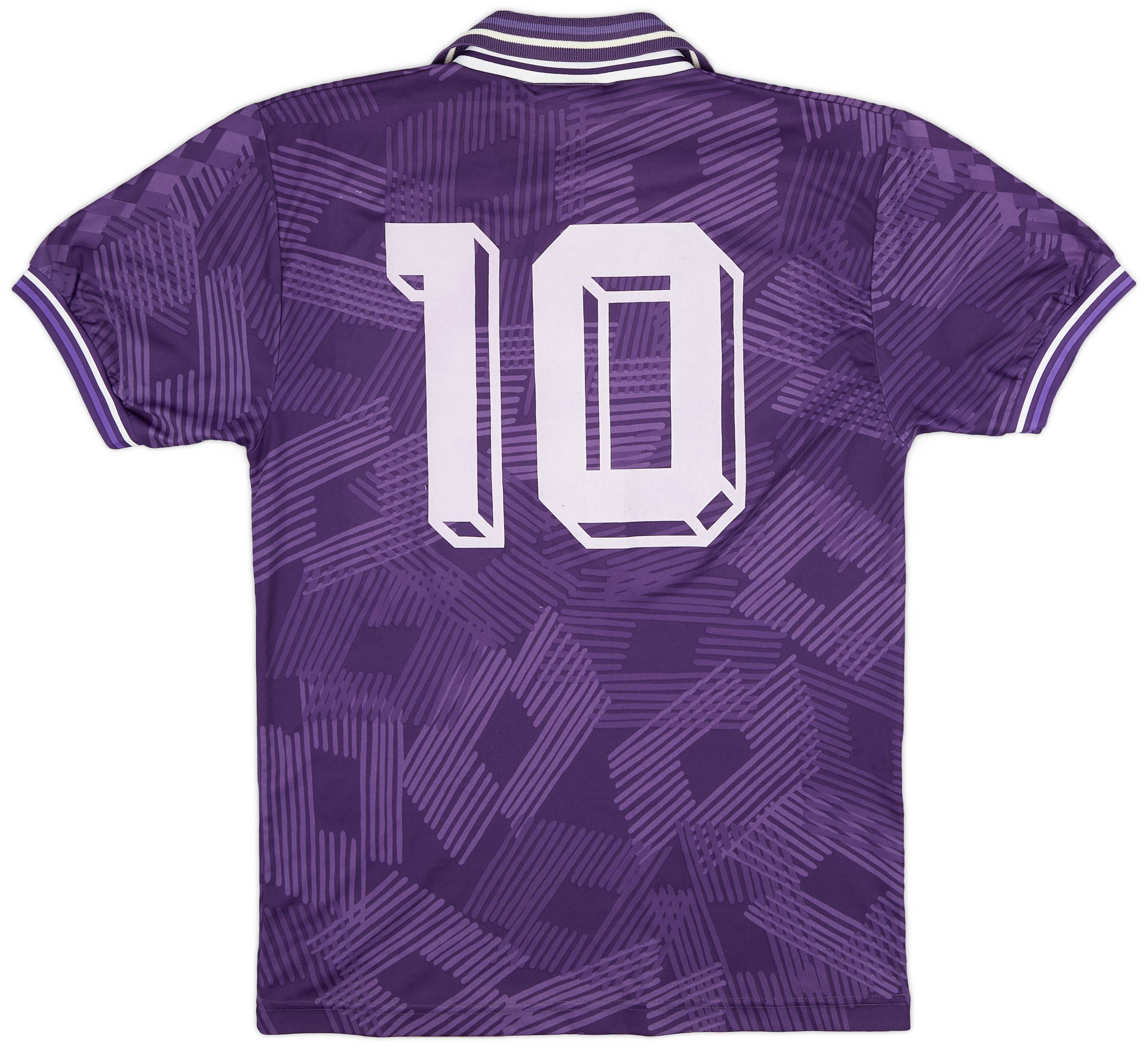 1992-93 Fiorentina Basic Home Shirt #10 - 8/10 - (L)