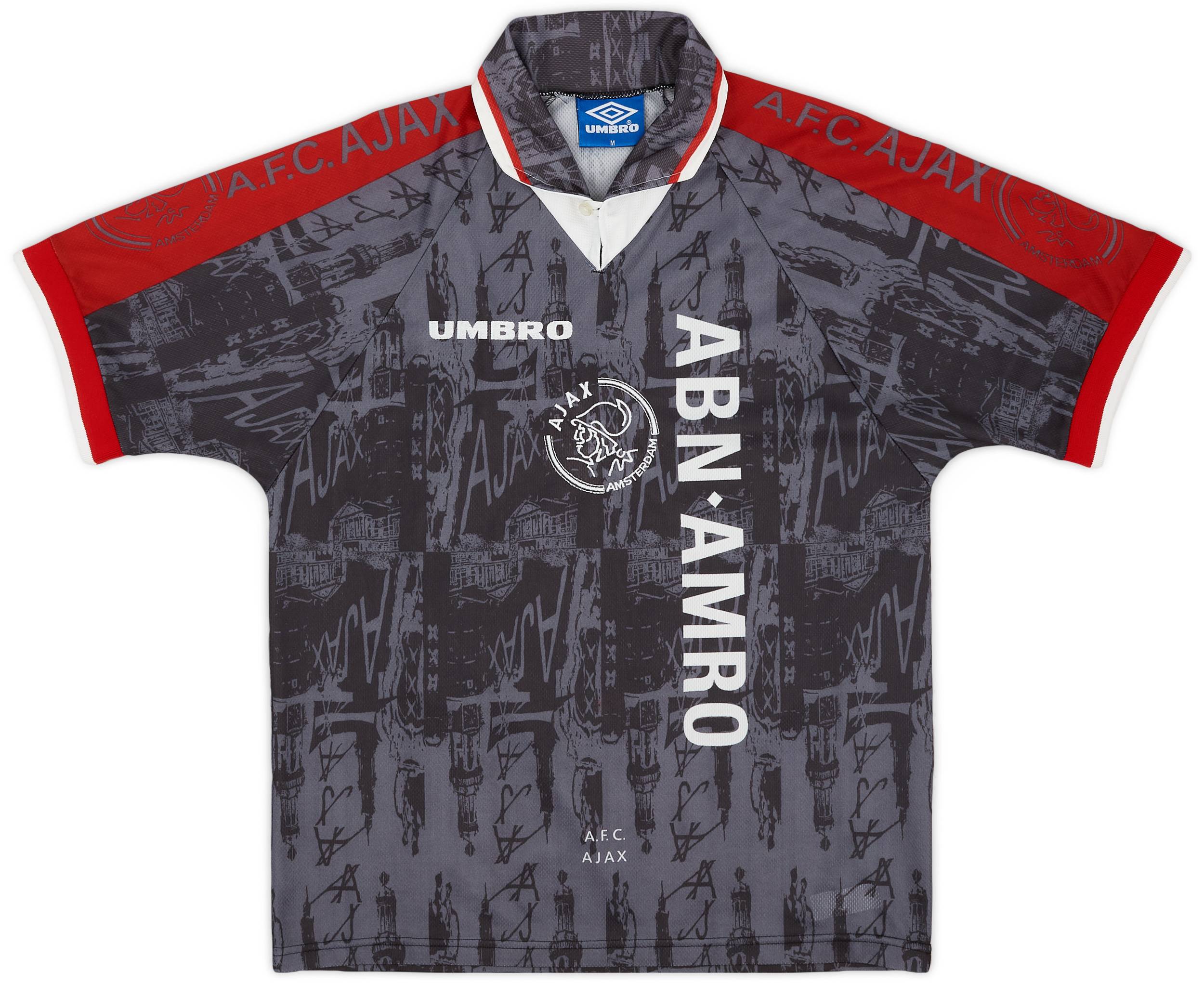 1996-97 Ajax Away Shirt Kluivert #9 - 9/10 - (M)