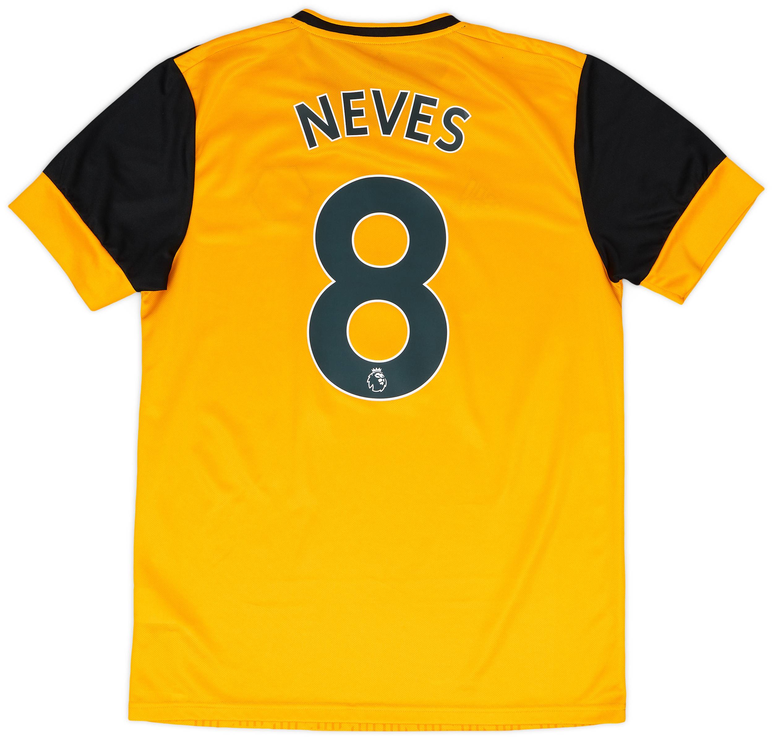 2020-21 Wolves Home Shirt Neves #8 - 9/10 - (M)