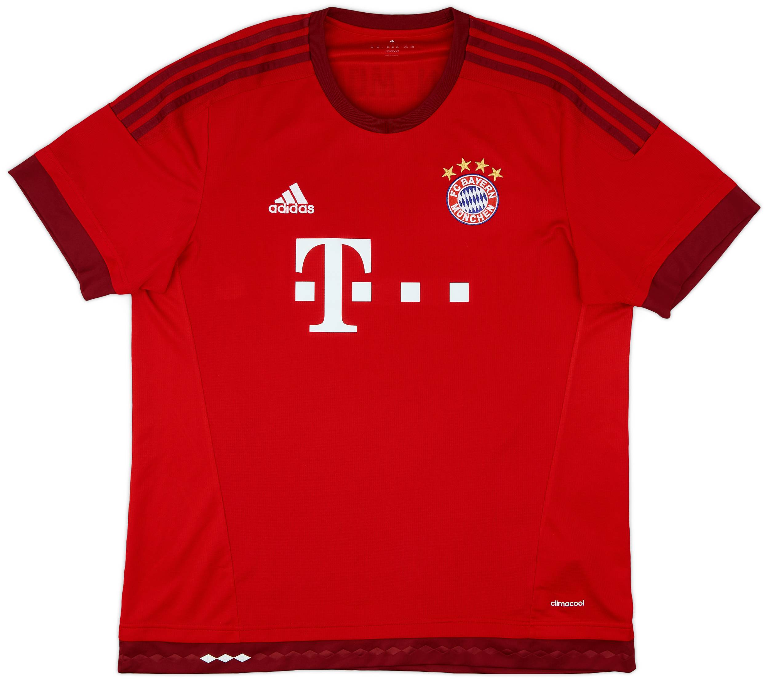 FC Bayern München ALABA 27 バイエルンミュンヘン 2015-16 Bayern Munich Home Shirt Alaba #27 - 8/10 - (XL)