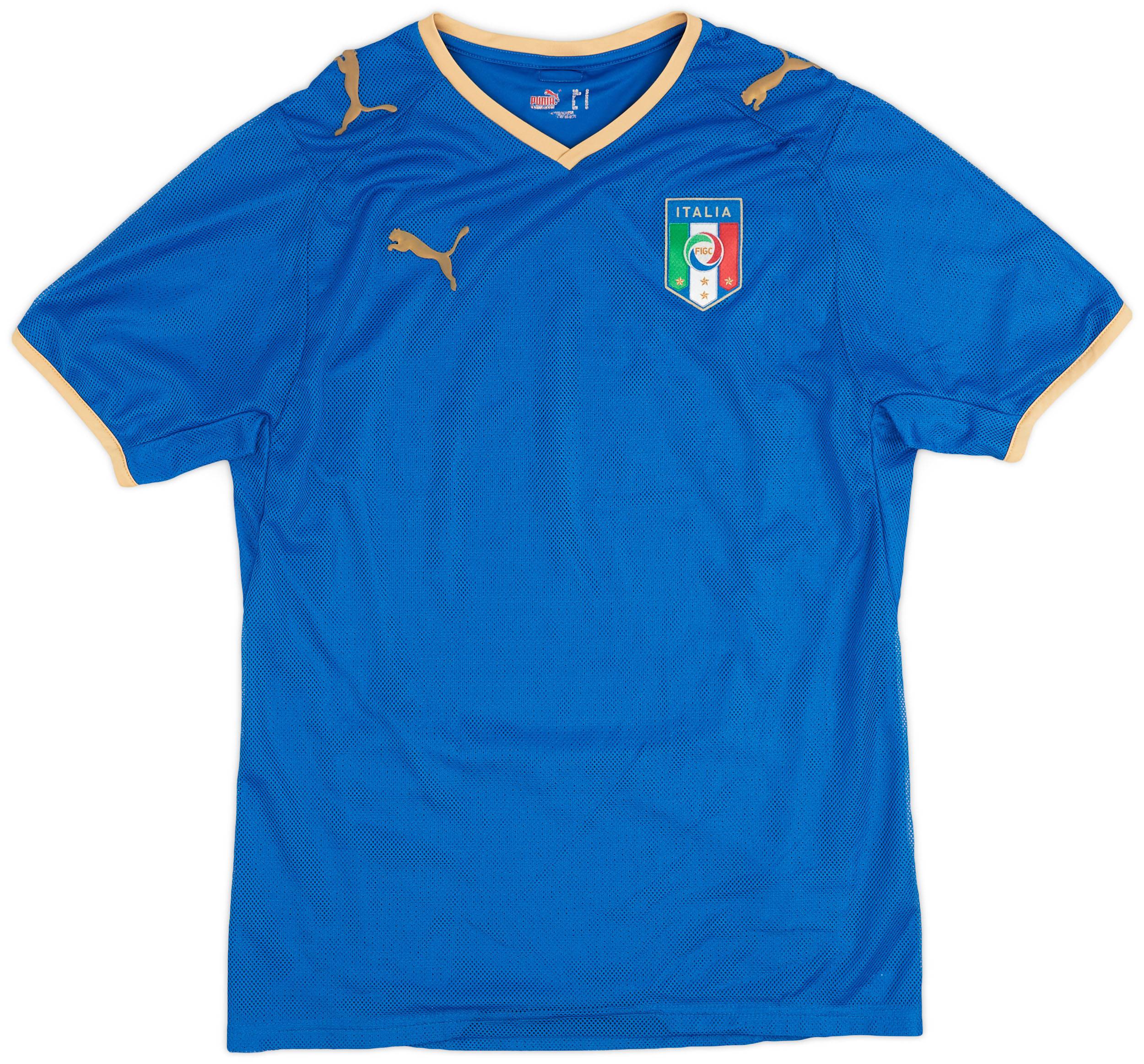 2007-08 Italy Home Shirt - 8/10 - (S)