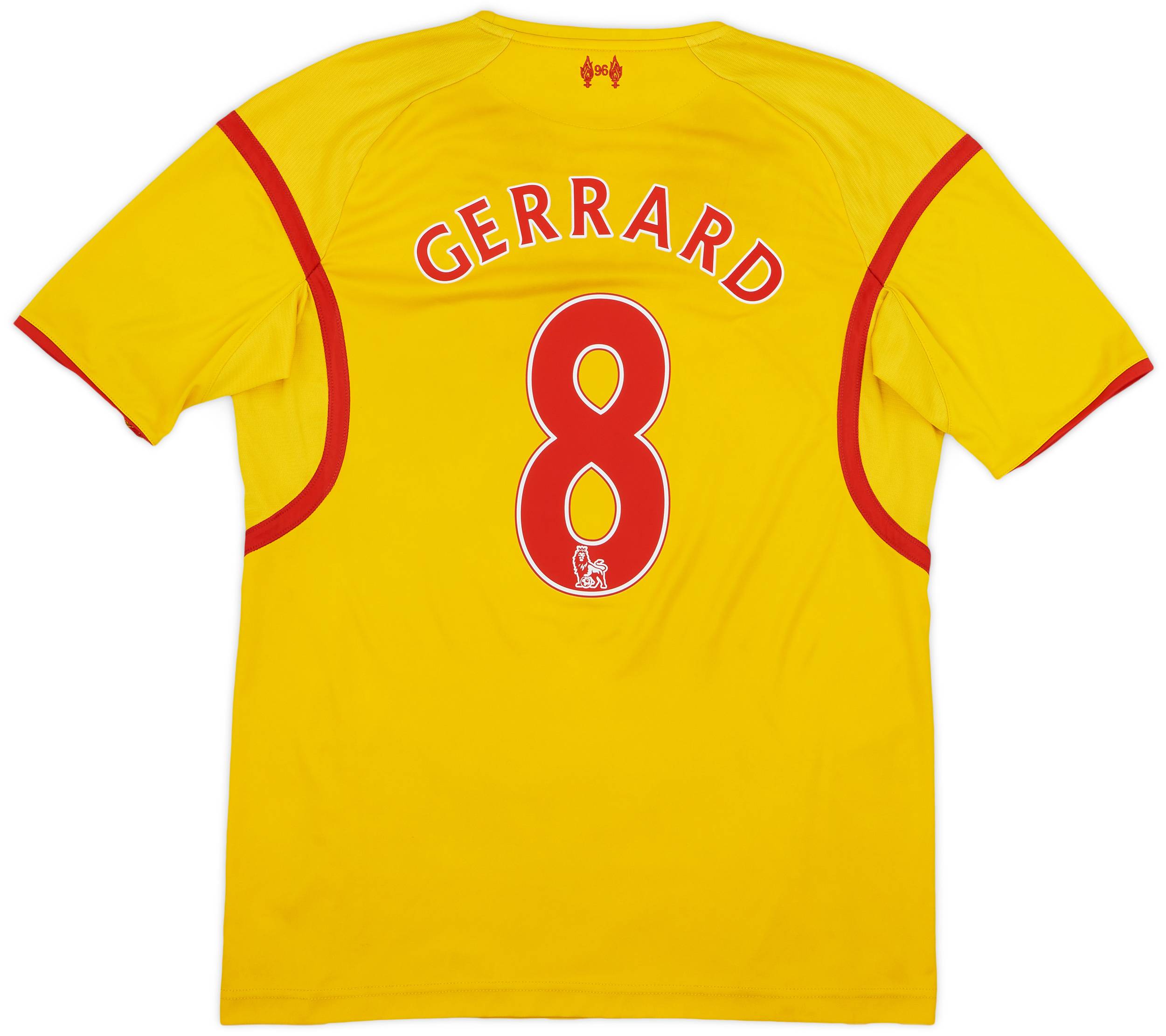 2014-15 Liverpool Away Shirt Gerrard #8 - 7/10 - (L)