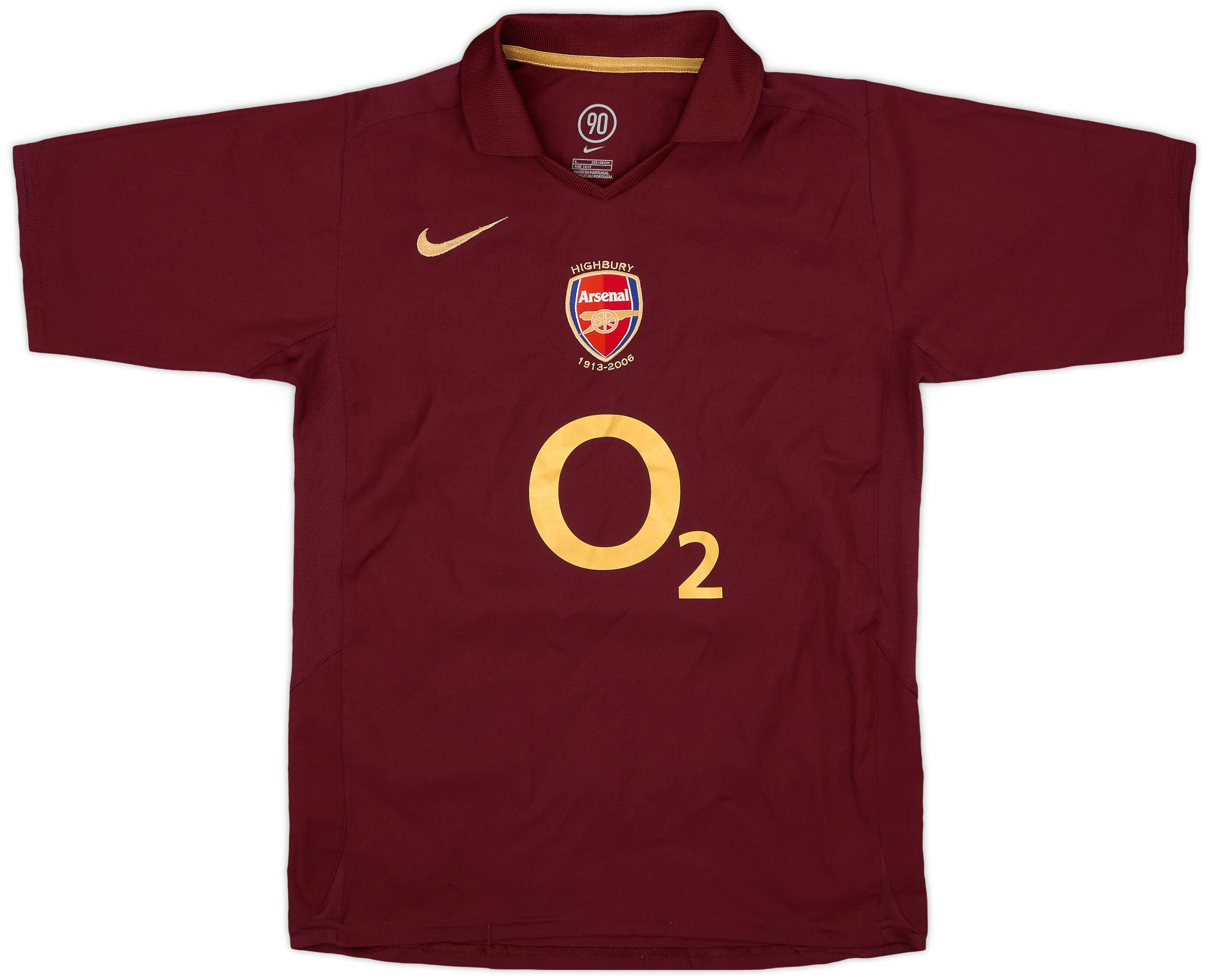 2005-06 Arsenal Home Shirt - 8/10 - (L.Boys)