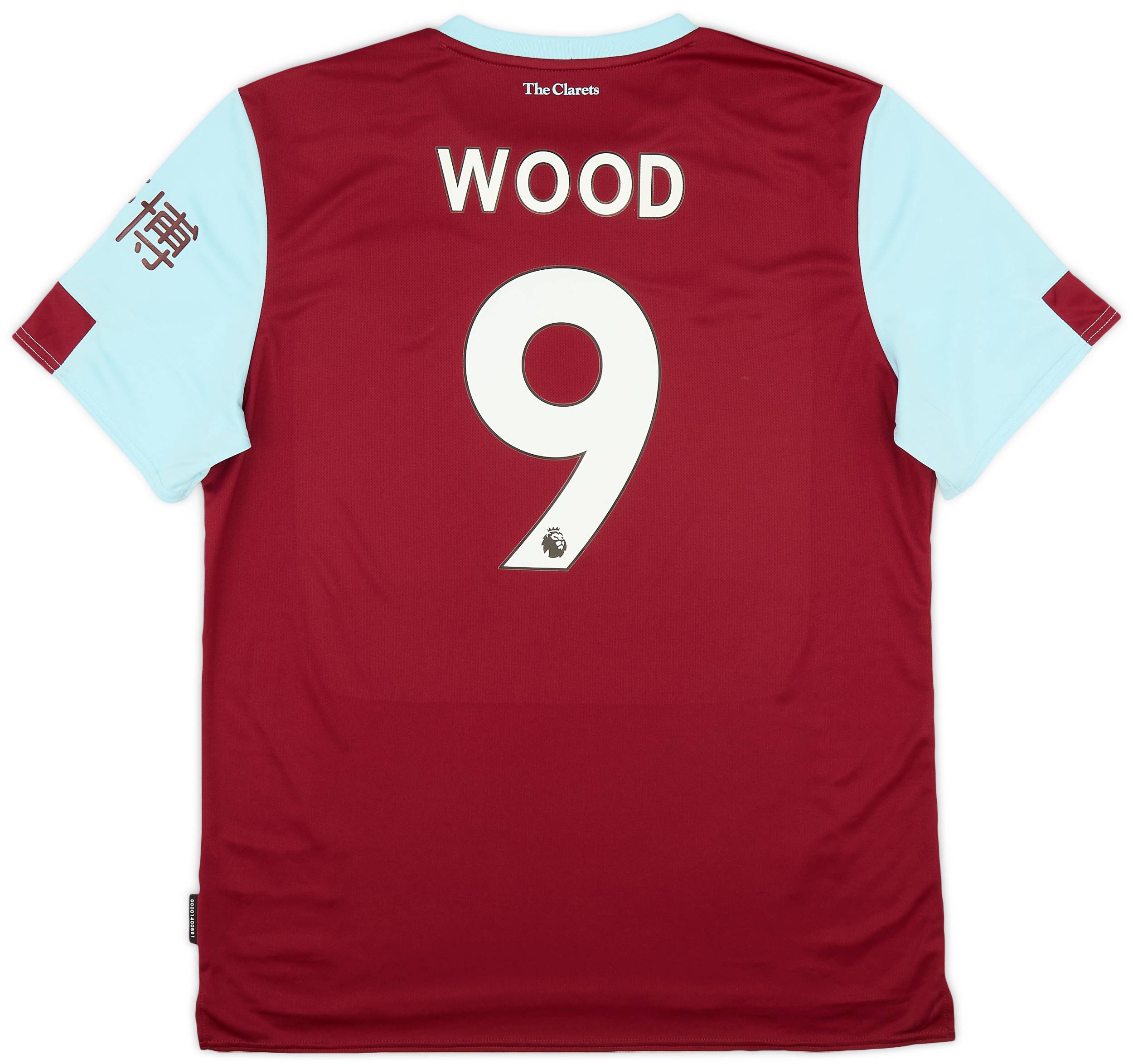 2019-20 Burnley Home Shirt Wood #9 (XL)