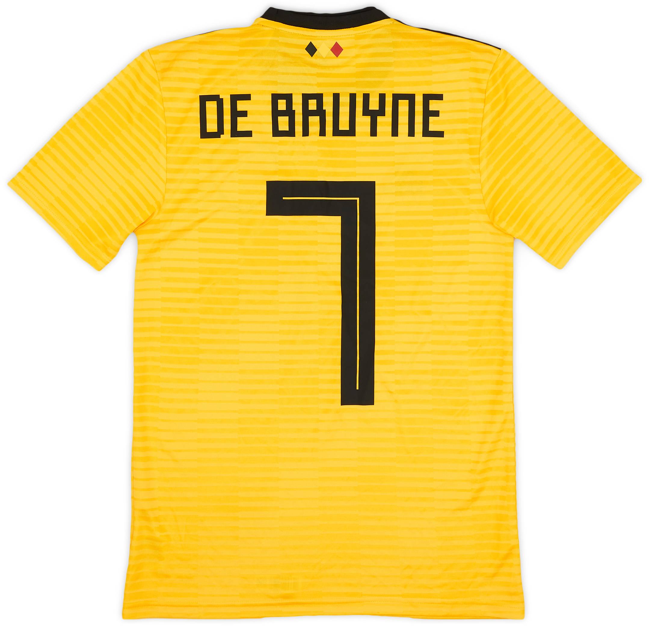 2018-19 Belgium Away Shirt De Bruyne #7 (XS)