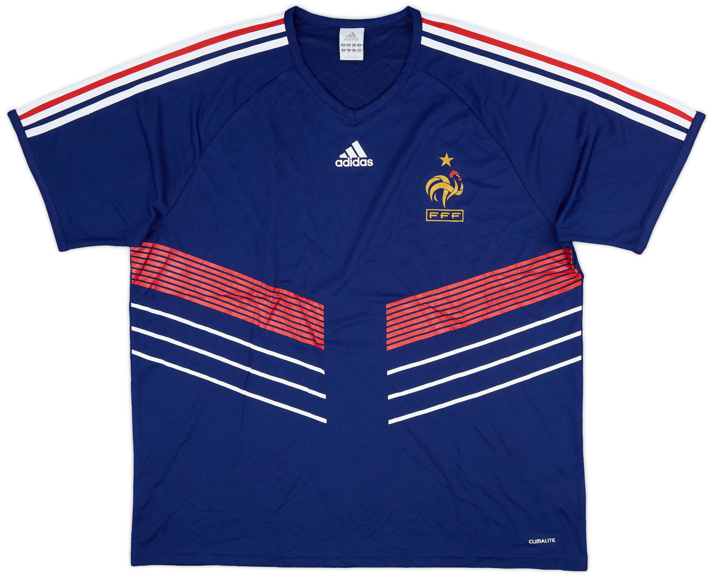 2009-10 France Basic Home Shirt - 9/10 - (XXL)