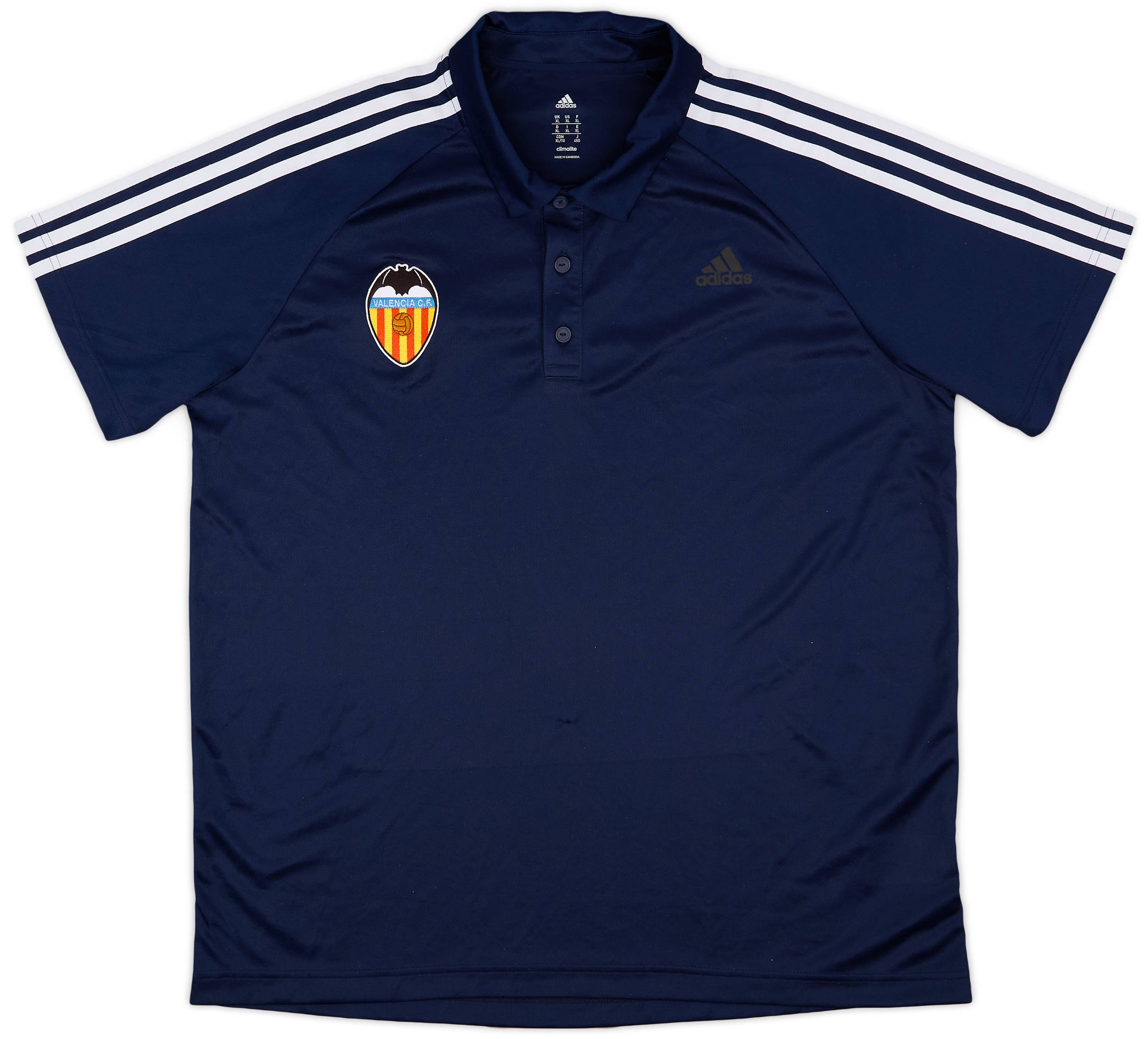 2016-17 Valencia adidas Polo Shirt - 9/10 - (XL)