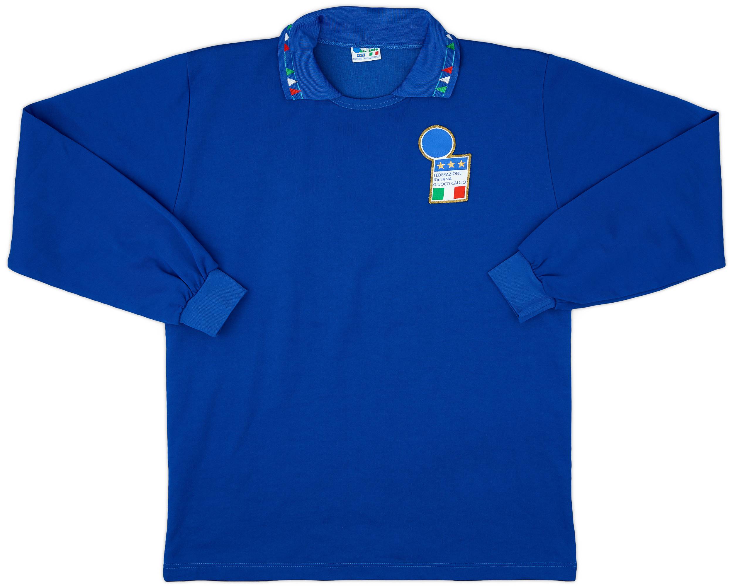 1992-93 Italy Home L/S Shirt #3 - 9/10 - (L)