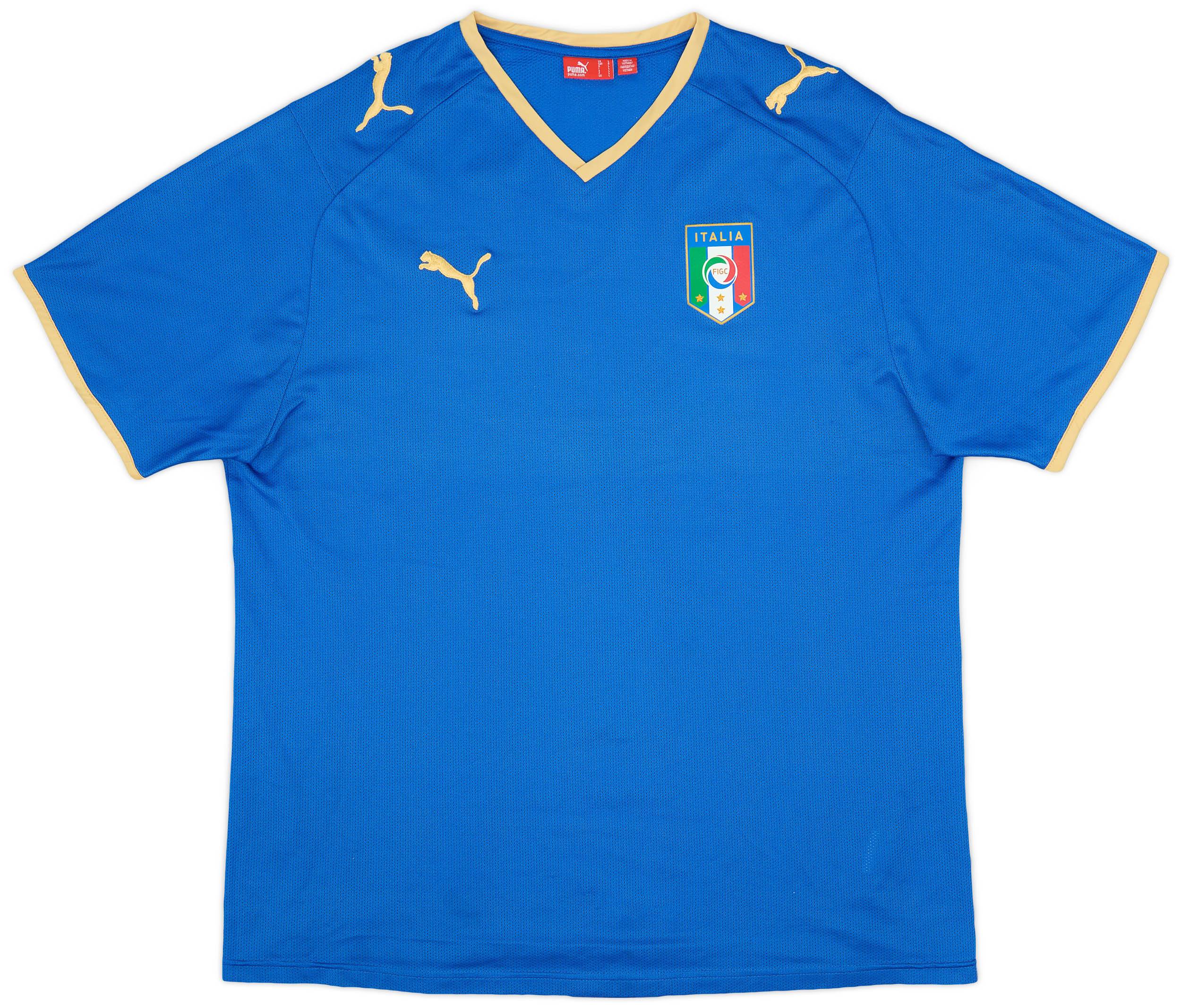 2007-08 Italy Home Shirt - 9/10 - (L)