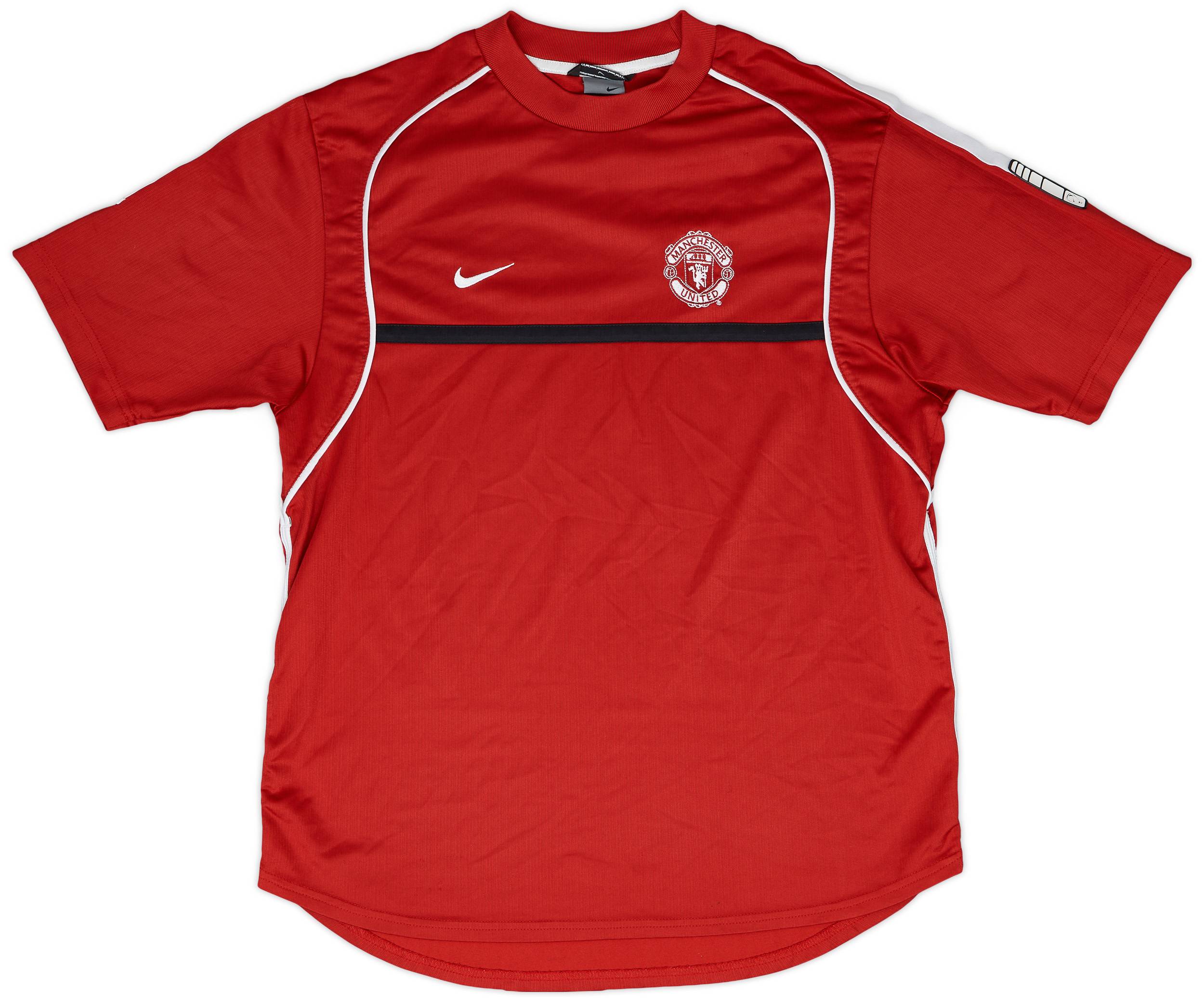 2002-03 Manchester United Nike Training Shirt - 8/10 - (L)