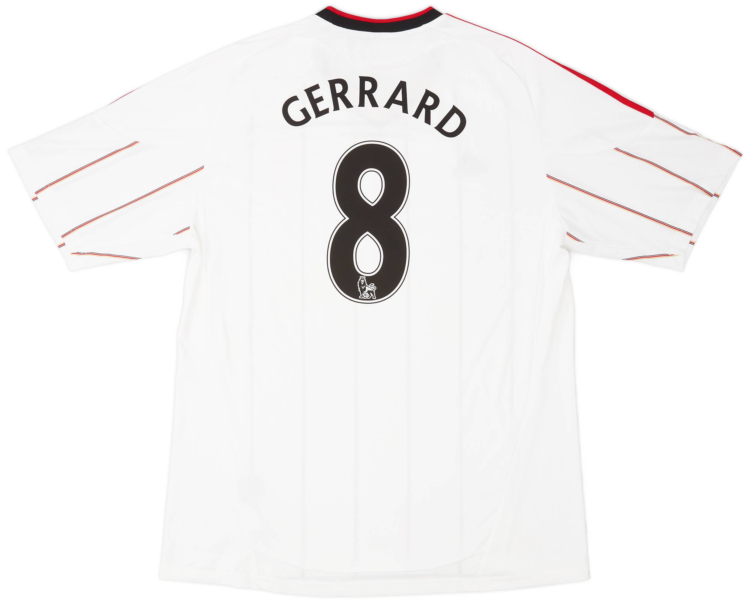 2010-11 Liverpool Away Shirt Gerrard #8 - 5/10 - (XL)