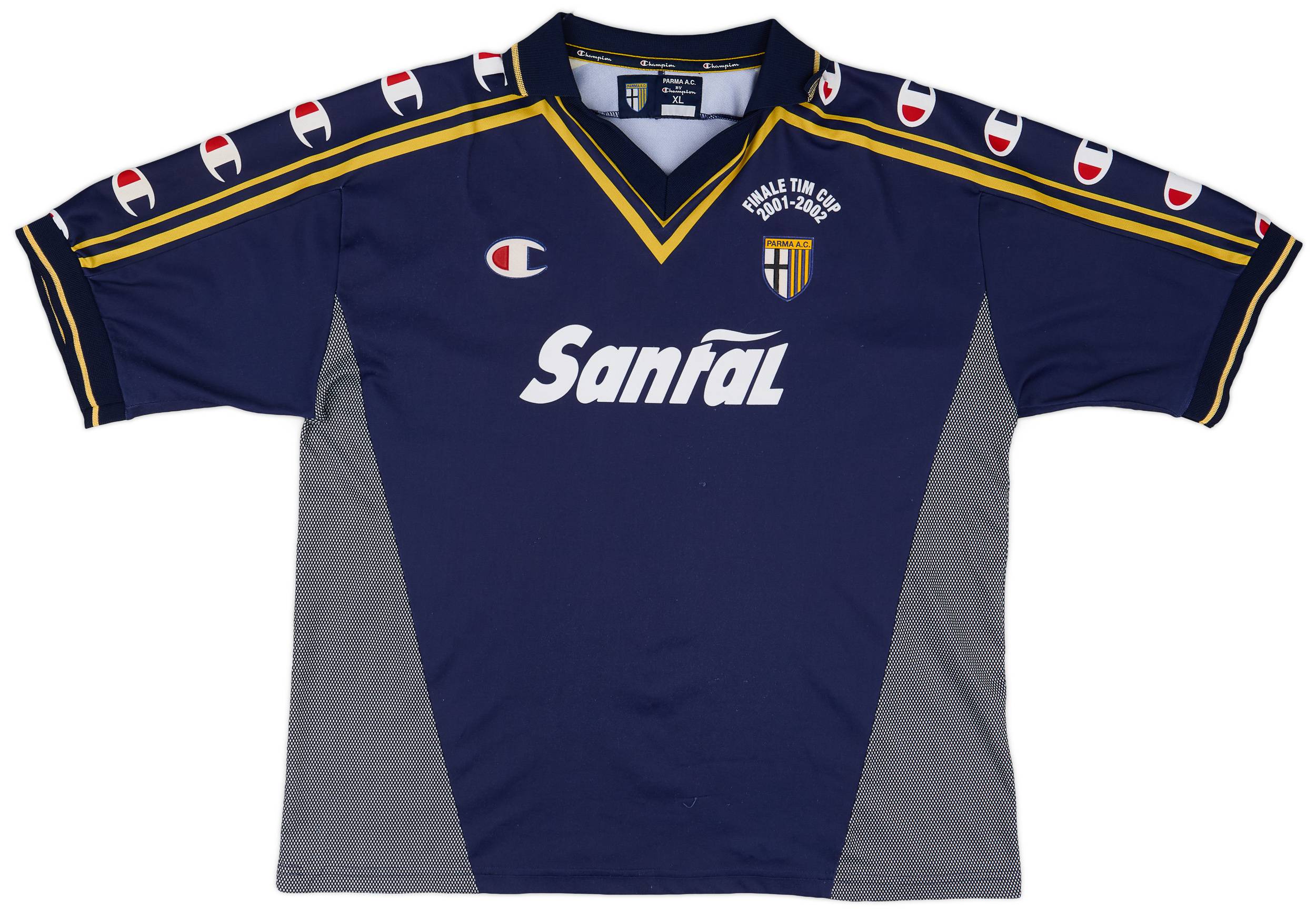 2000-01 Parma 'Signed' Finale TIM Cup Away Shirt - 8/10 - (XL)