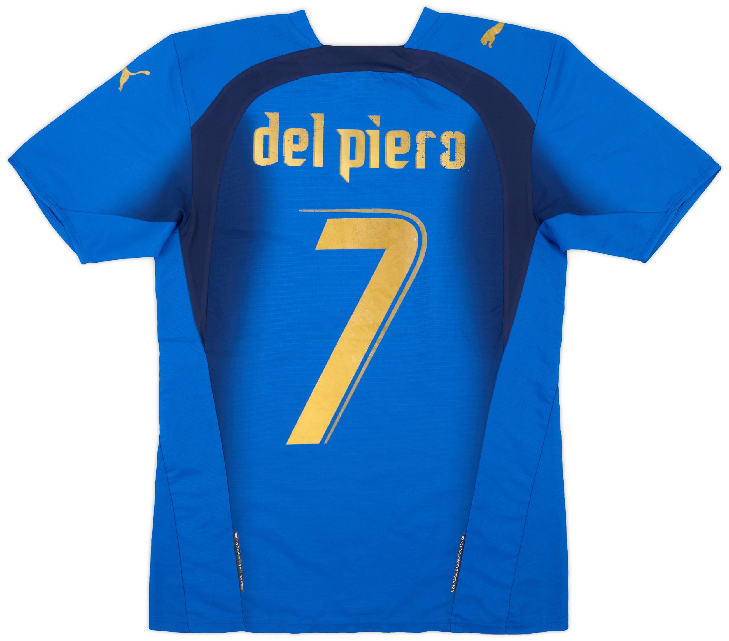 2006 Italy Home Shirt Del Piero #7 - 6/10 - (XS)