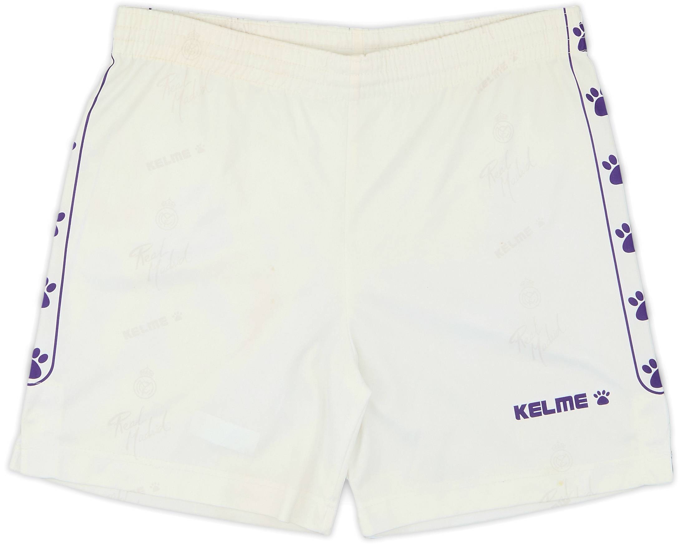 1994-96 Real Madrid Home Shorts - 5/10 - (L)