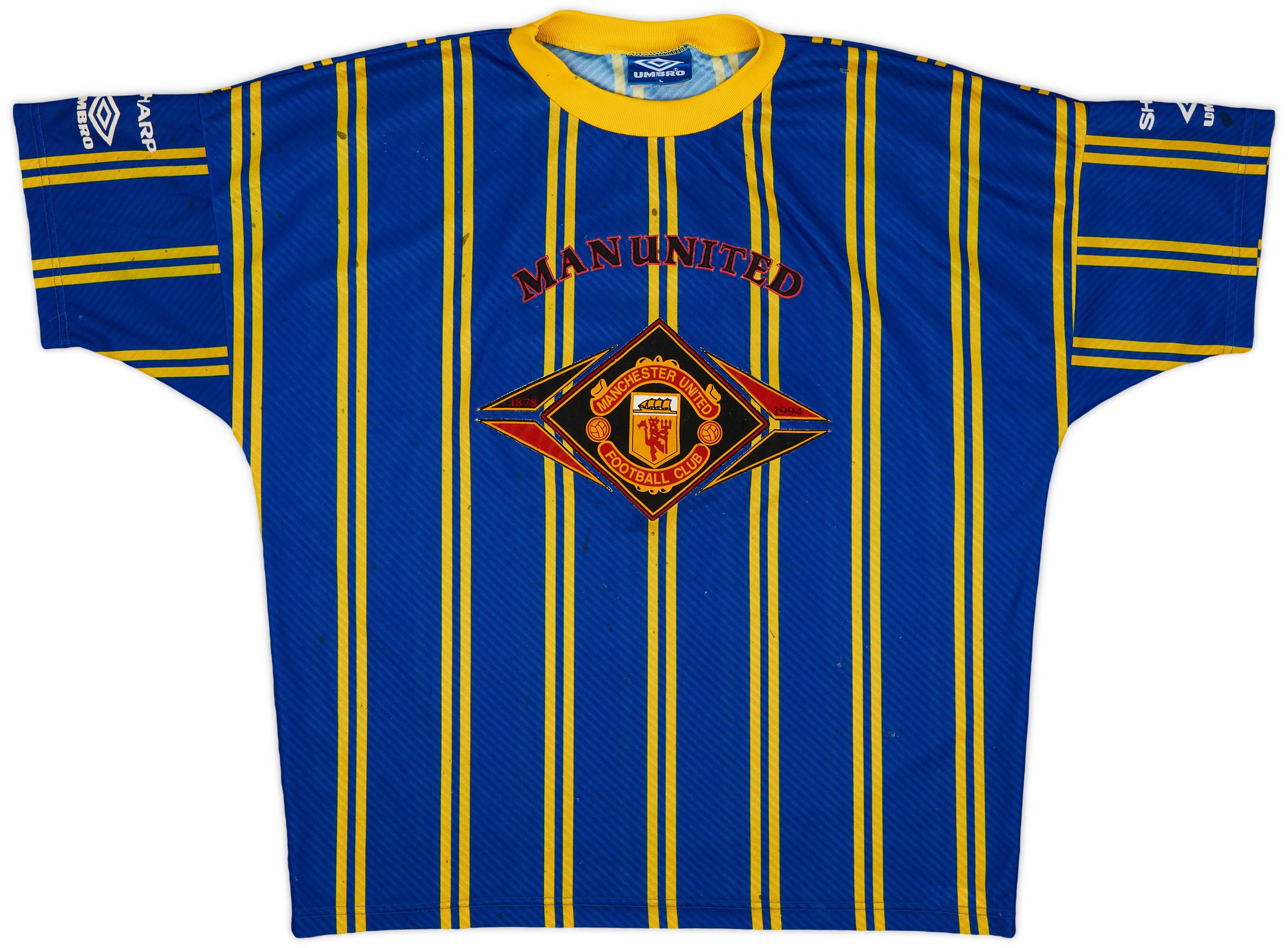 1994-95 Manchester United Umbro Training Shirt - 5/10 - (XL)
