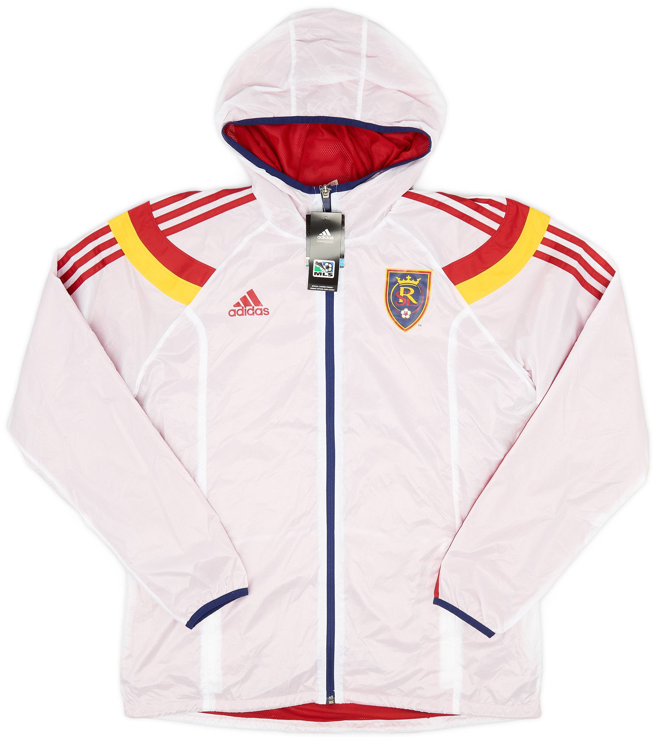 2014 16 Real Salt Lake adidas Hooded Rain Jacket L