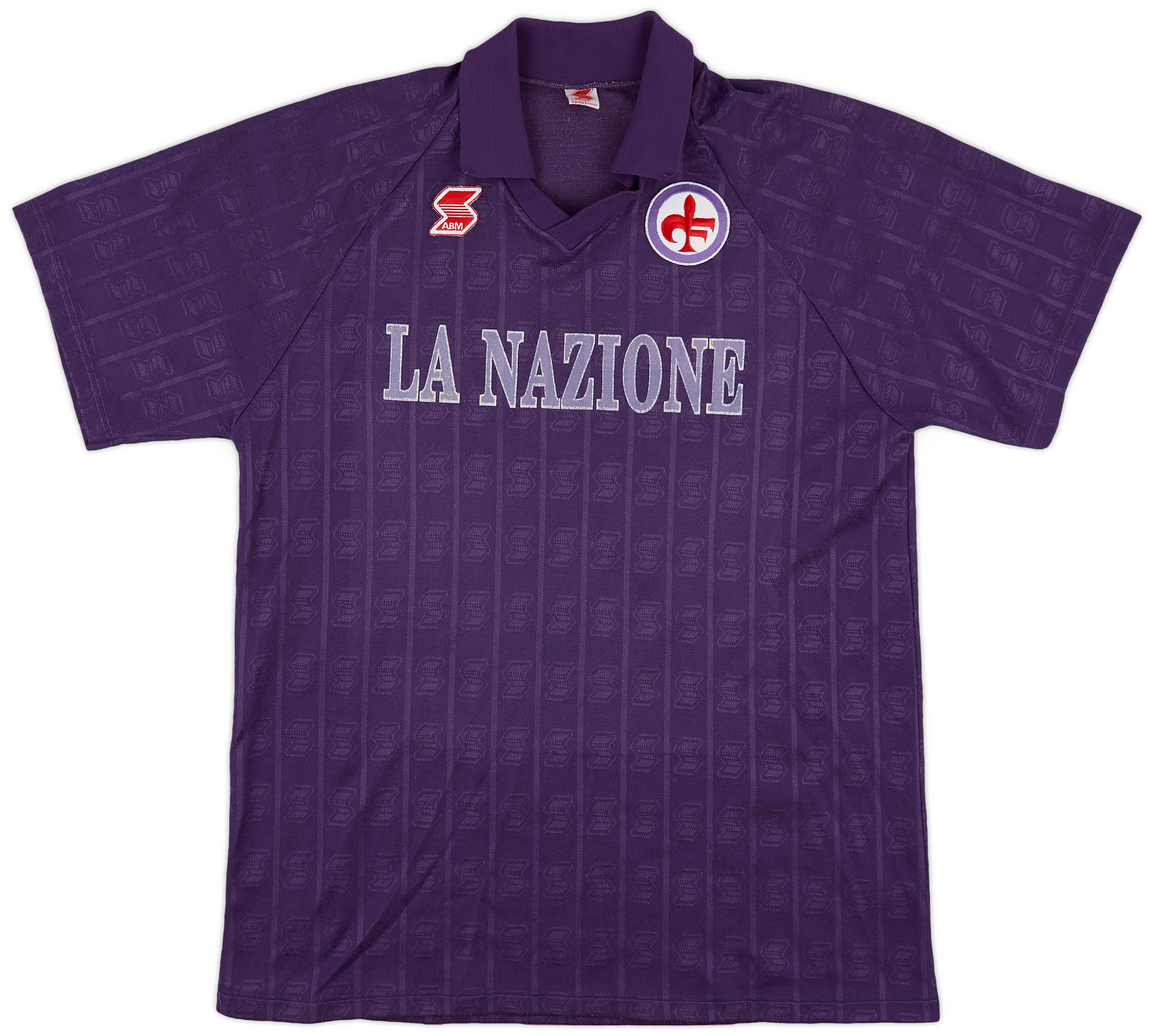 1989-90 Fiorentina Home Shirt - 5/10 - (XL)