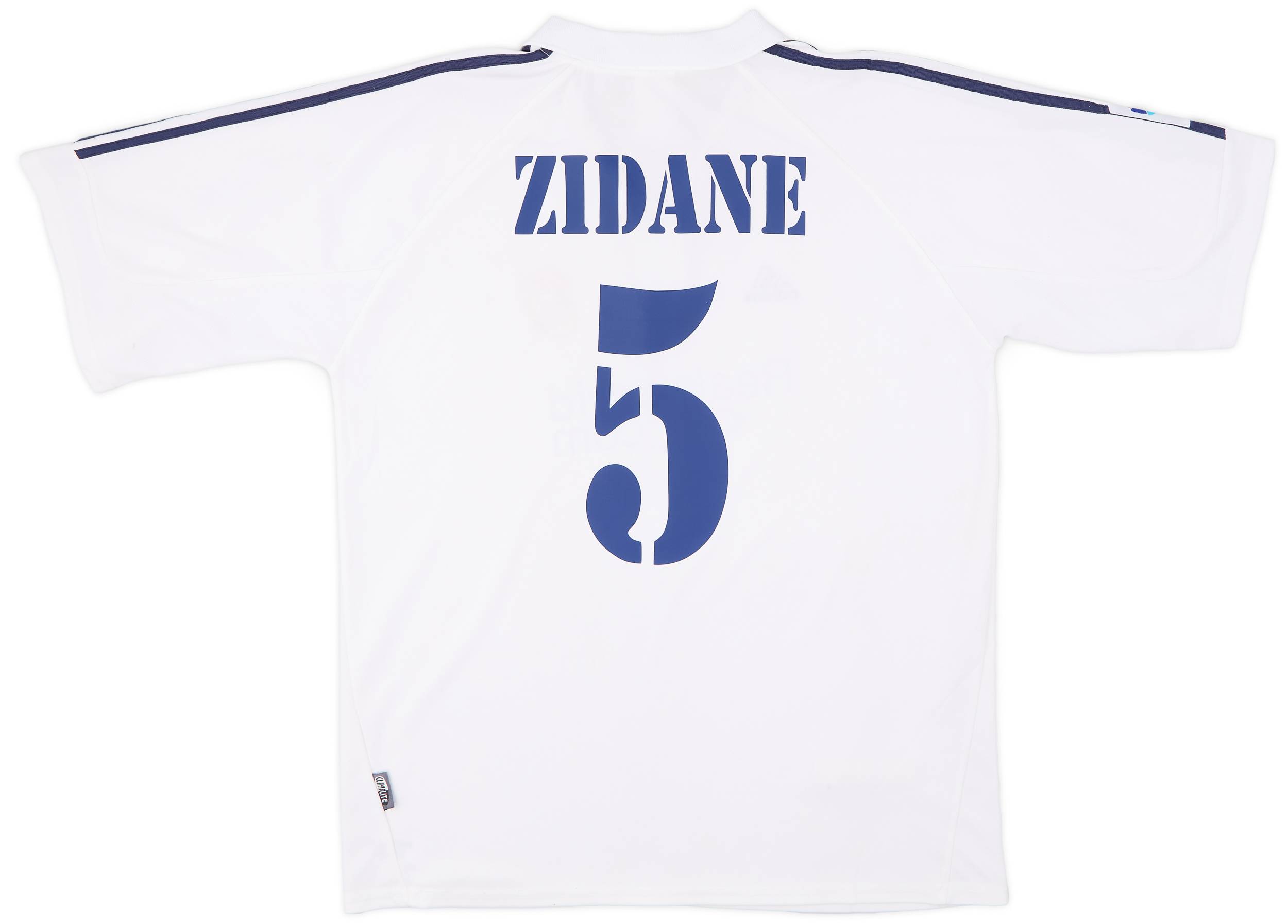 2001 Real Madrid Home Shirt Zidane #5 - 8/10 - (L)