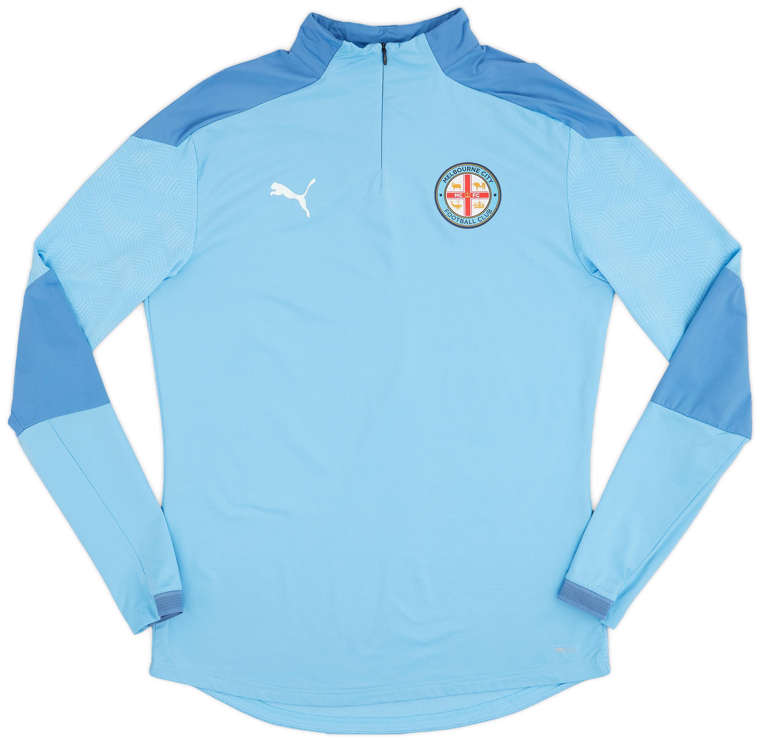 2021-22 Melbourne City Puma 1/4 Zip Training Top - 5/10
