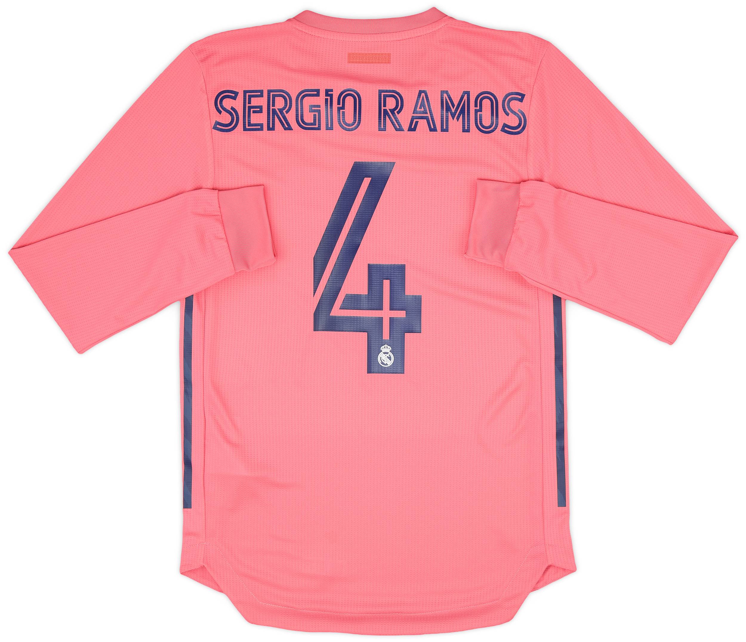 驚きの値段での商品をすべて 2020-21 Real #4 Ramos Sergio Shirt L/S Away Authentic Madrid 記念グッズ