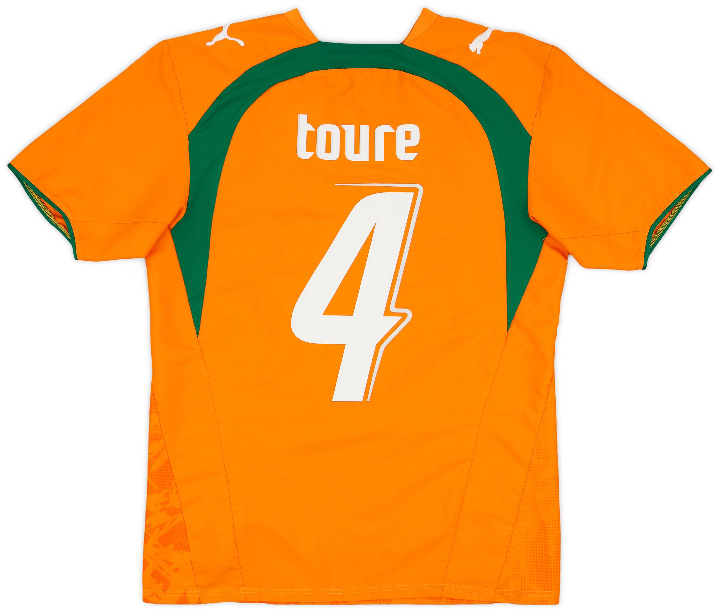 2006-07 Ivory Coast Home Shirt Toure #4 - 10/10 - (S)